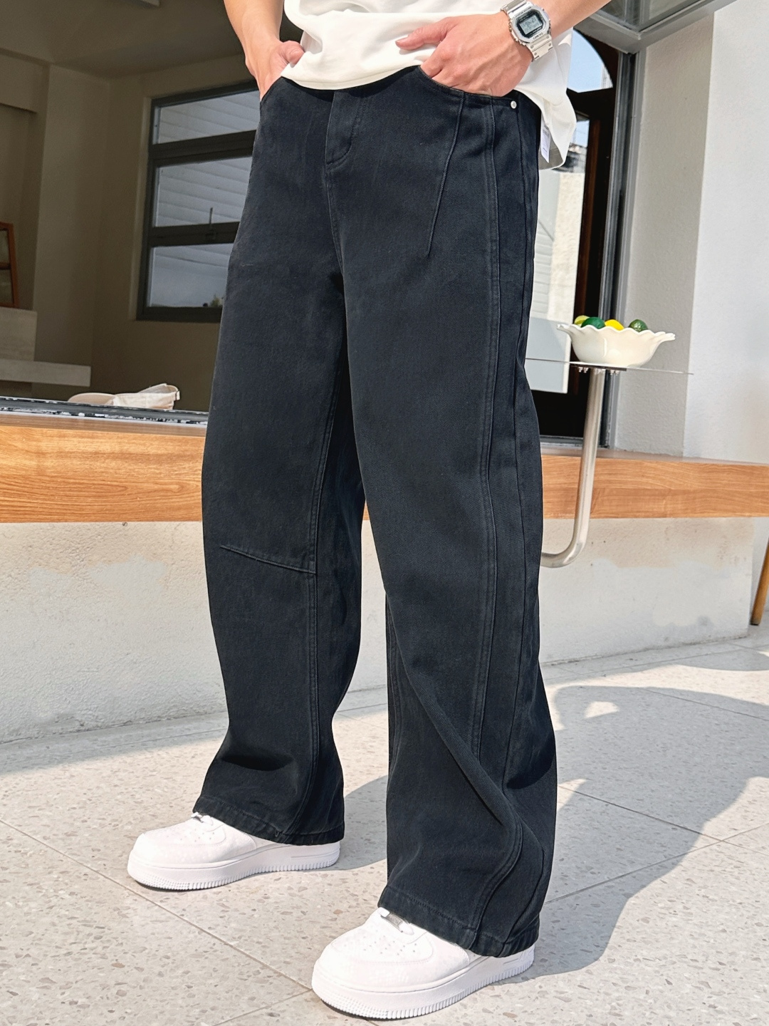 Miu Miu Male Basic Clothing Cotton Fleece Lined M