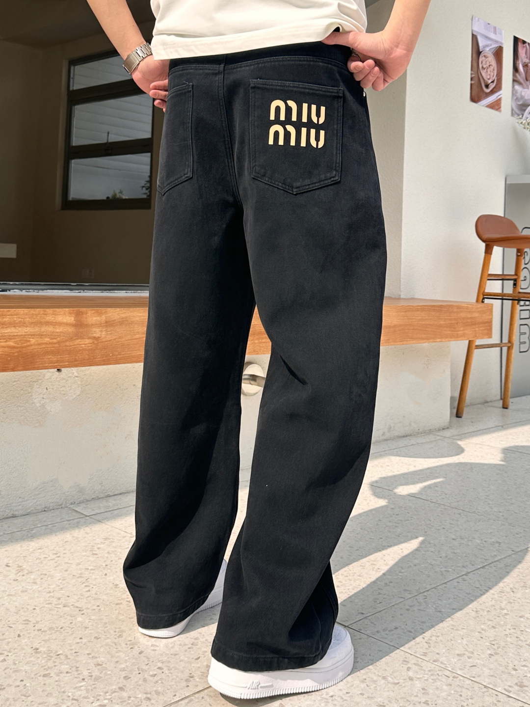 Miu Miu Male Basic Clothing Cotton Fleece Lined M