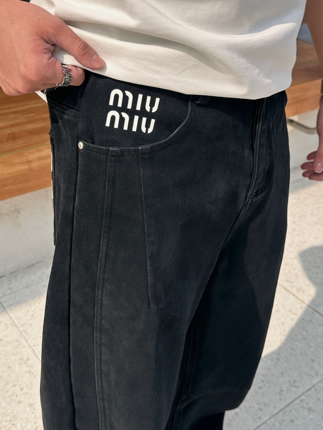 Miu Miu Male Basic Clothing Cotton Fleece Lined M