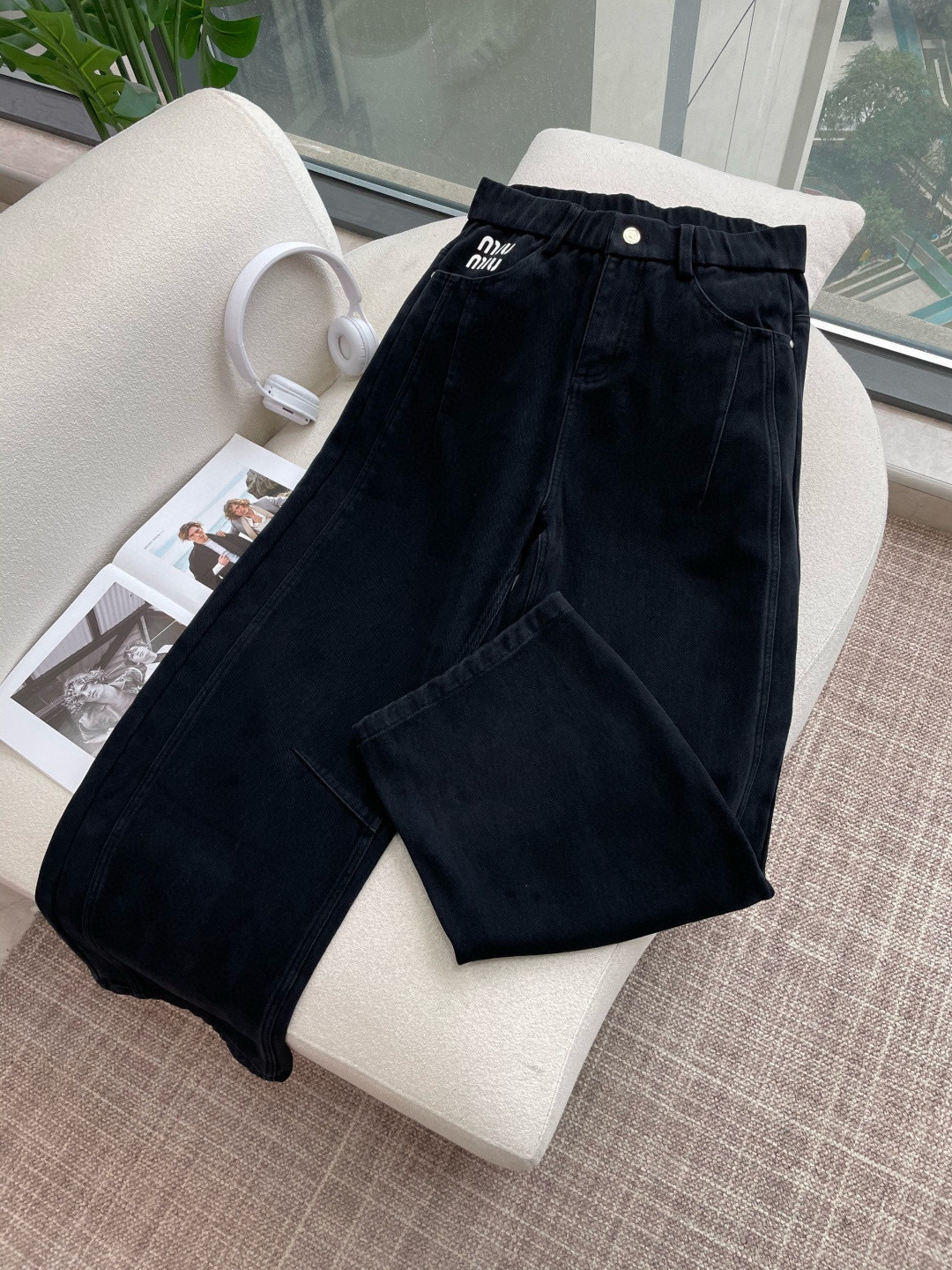 Miu Miu Male Basic Clothing Cotton Fleece Lined M