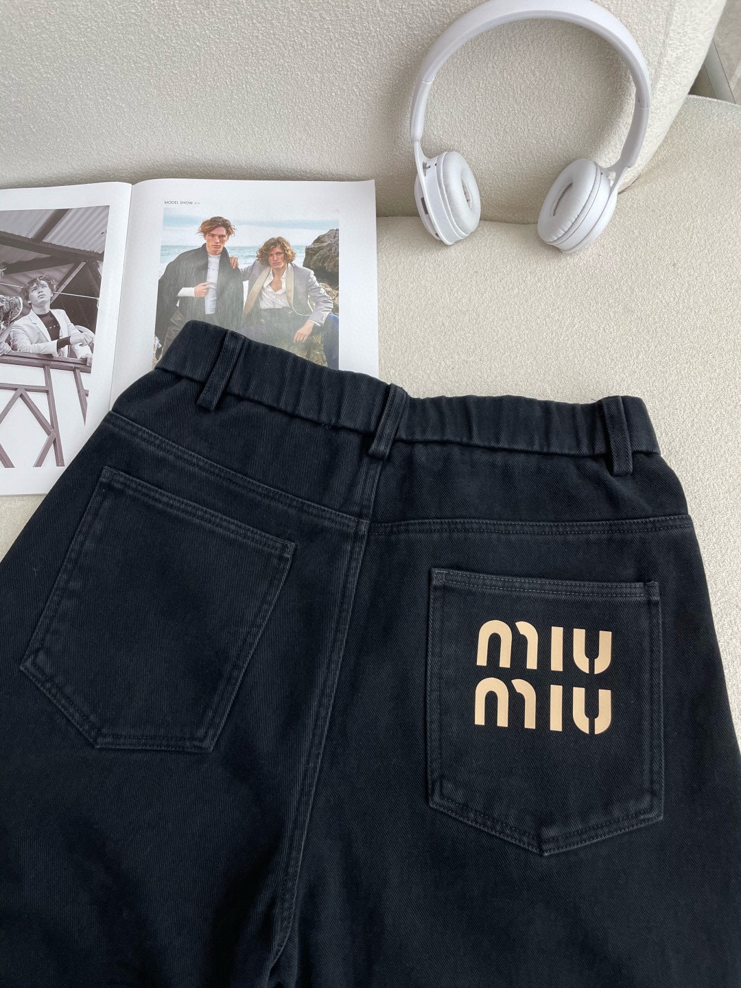 Miu Miu Male Basic Clothing Cotton Fleece Lined M