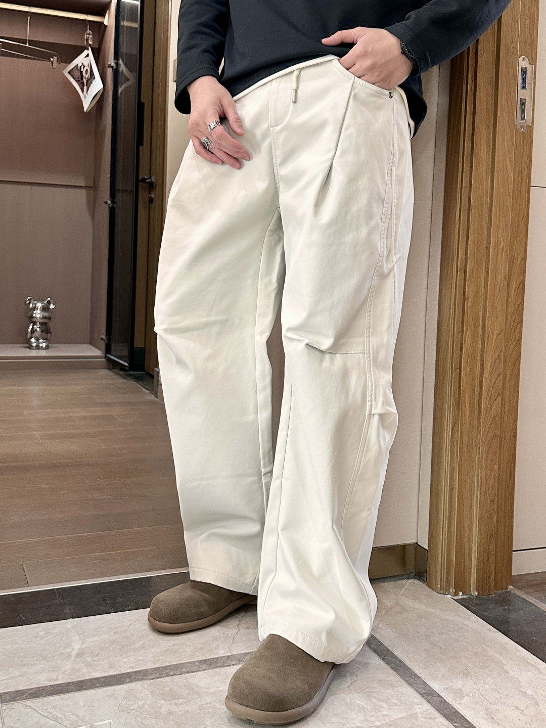 Miu Miu Male Basic Clothing Cotton Fleece Lined M