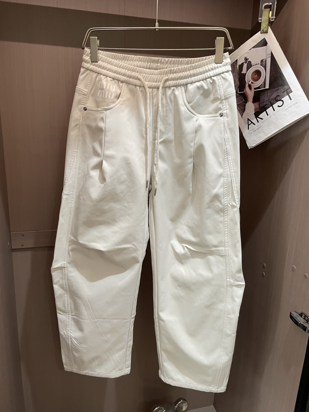 Miu Miu Male Basic Clothing Cotton Fleece Lined M