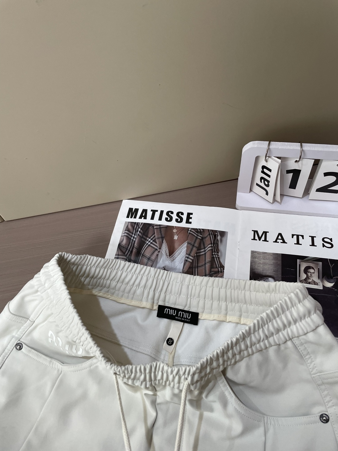 Miu Miu Male Basic Clothing Cotton Fleece Lined M