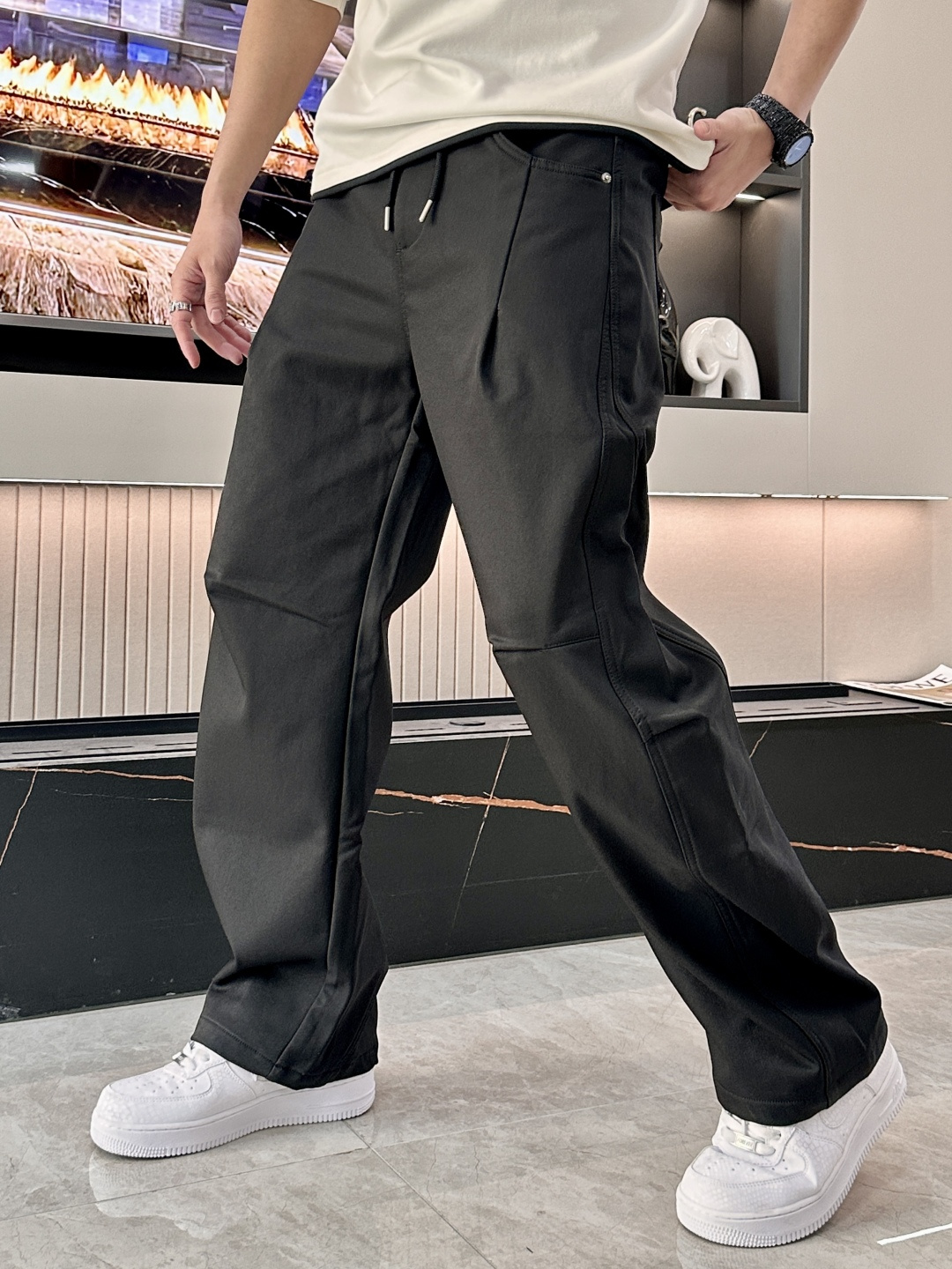 Miu Miu Male Basic Clothing Cotton Fleece Lined M