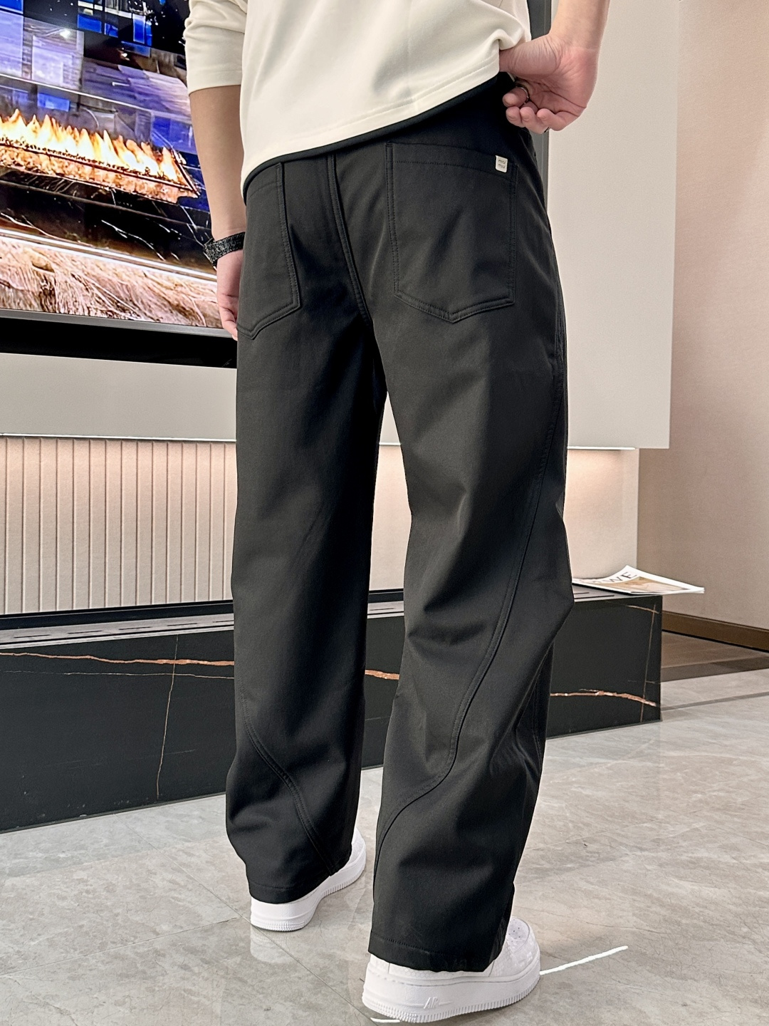 Miu Miu Male Basic Clothing Cotton Fleece Lined M