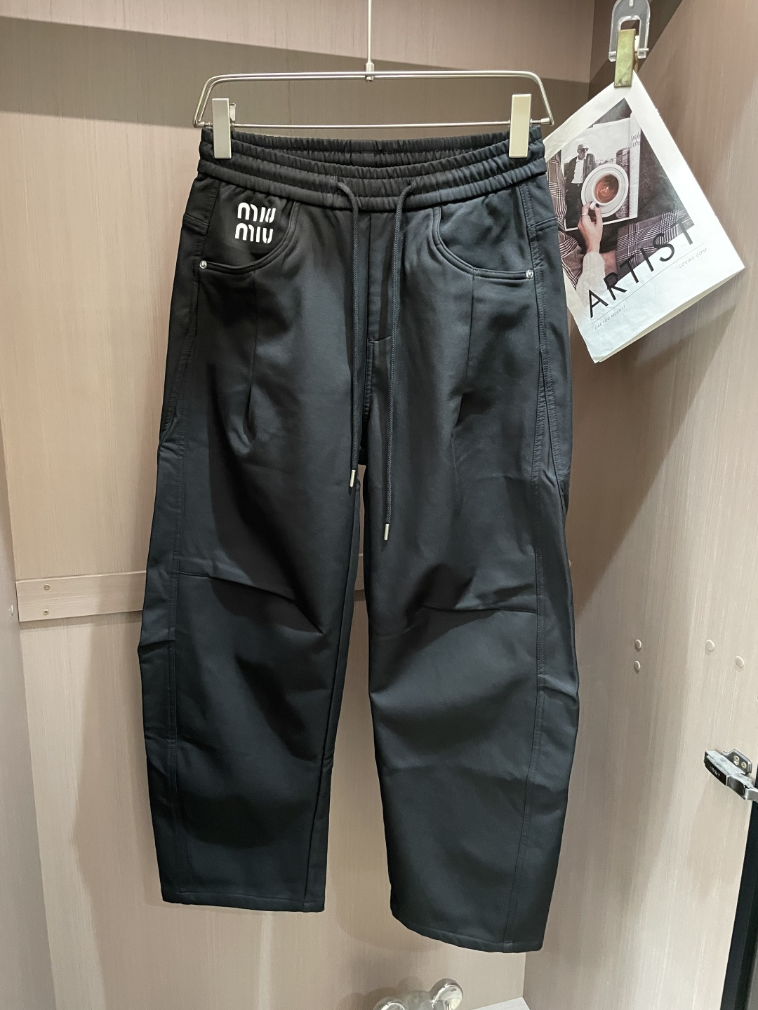 Miu Miu Male Basic Clothing Cotton Fleece Lined M