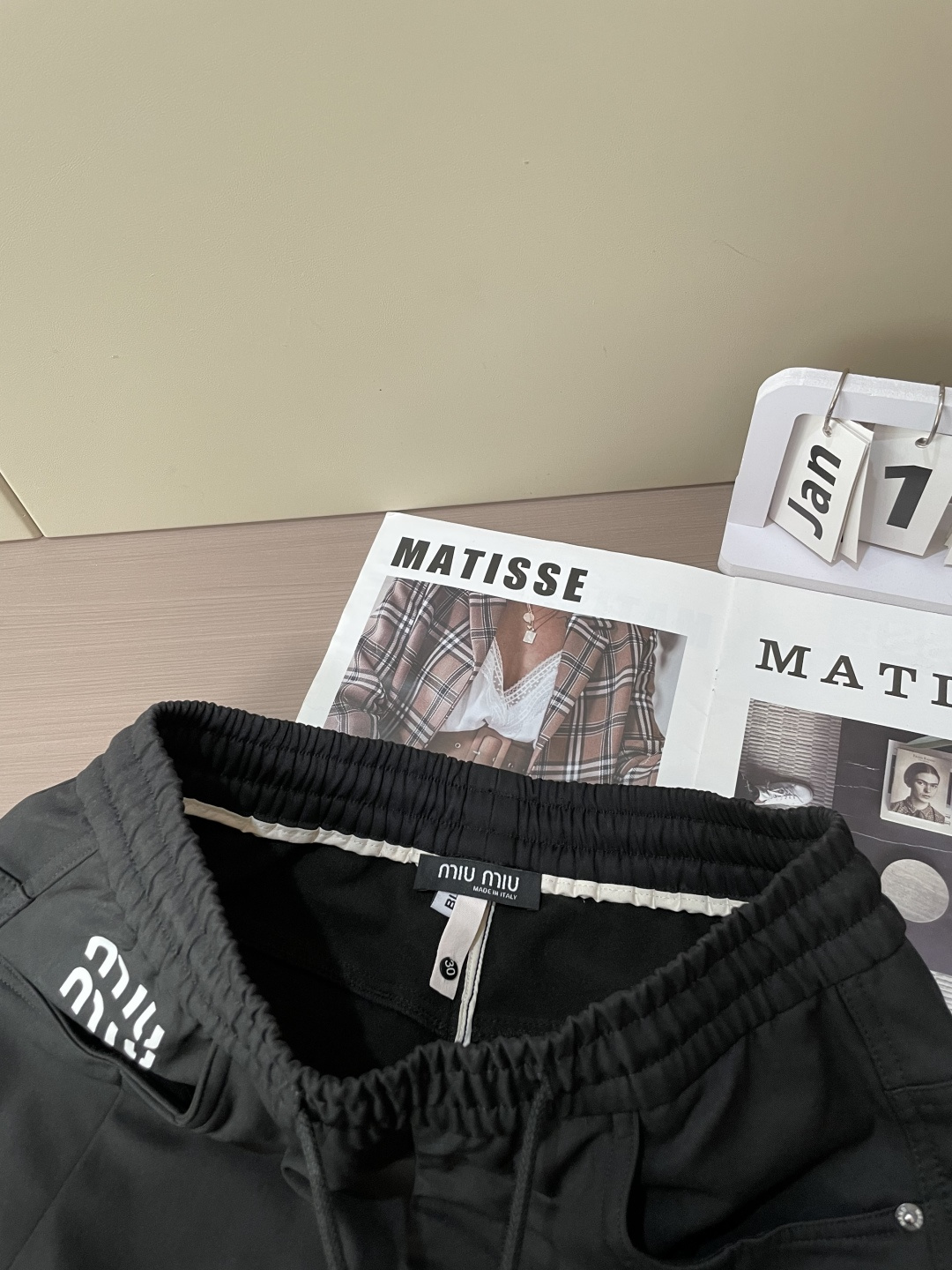 Miu Miu Male Basic Clothing Cotton Fleece Lined M