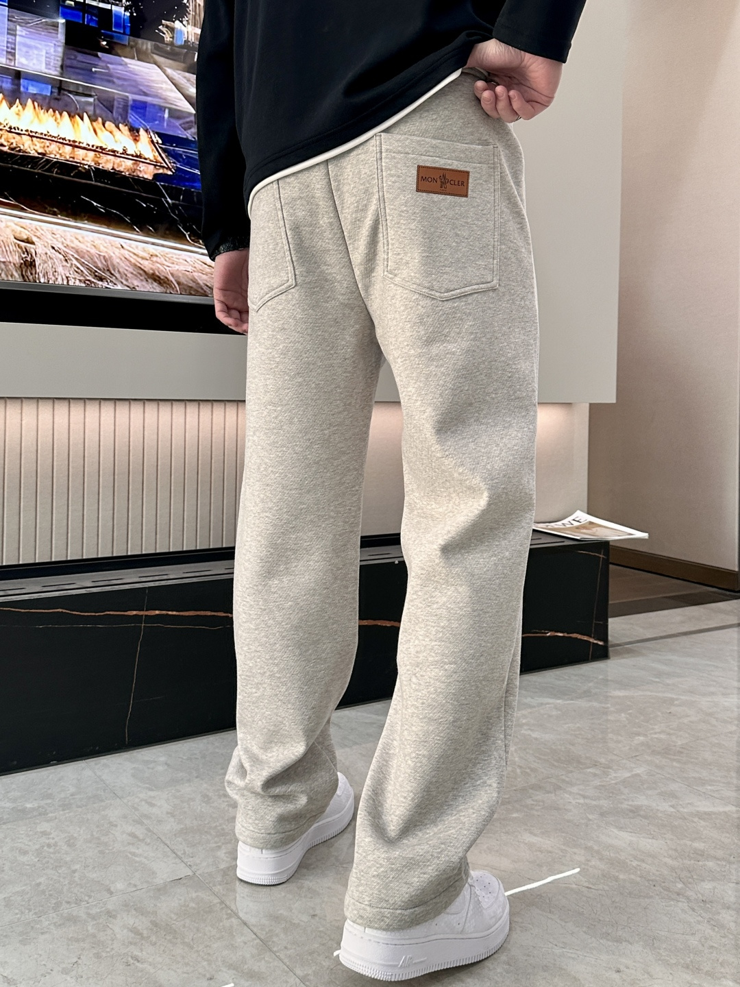 Moncler Male Basic Clothing Cotton Fleece Lined M-l