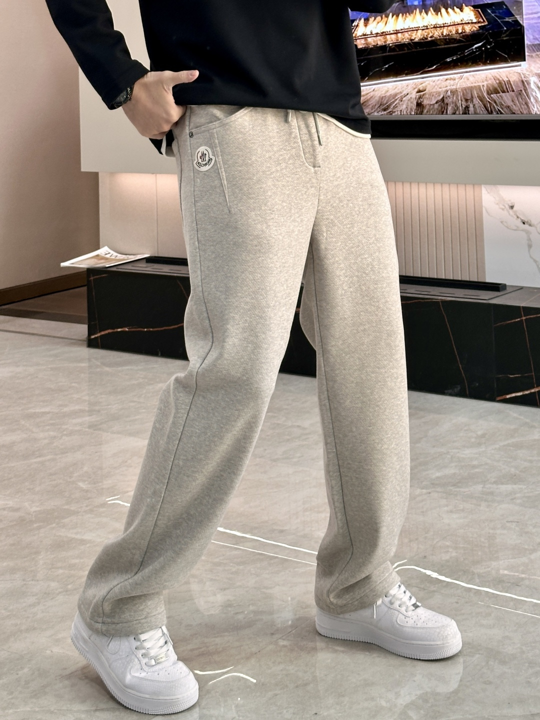 Moncler Male Basic Clothing Cotton Fleece Lined M-l