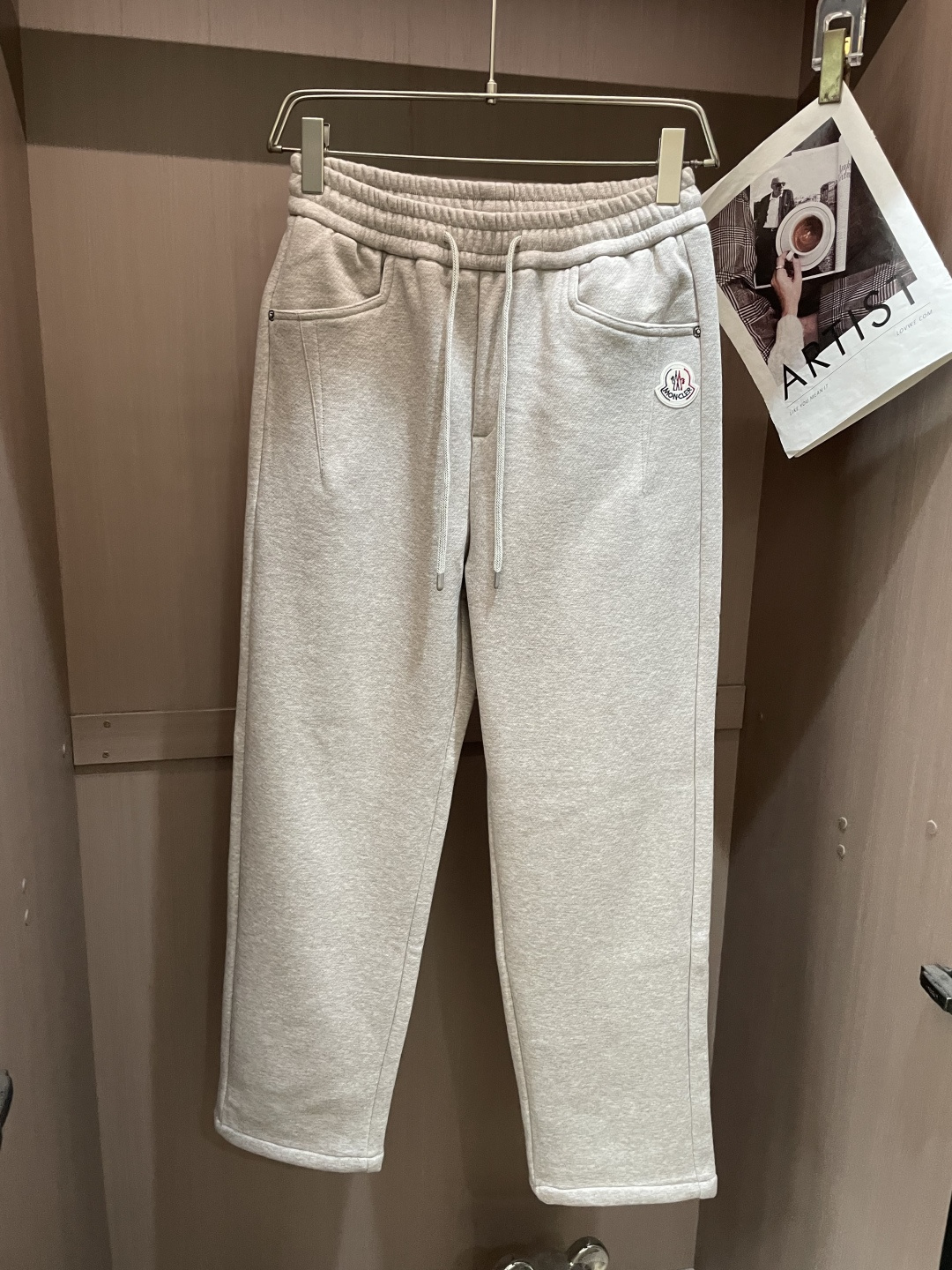 Moncler Male Basic Clothing Cotton Fleece Lined M-l