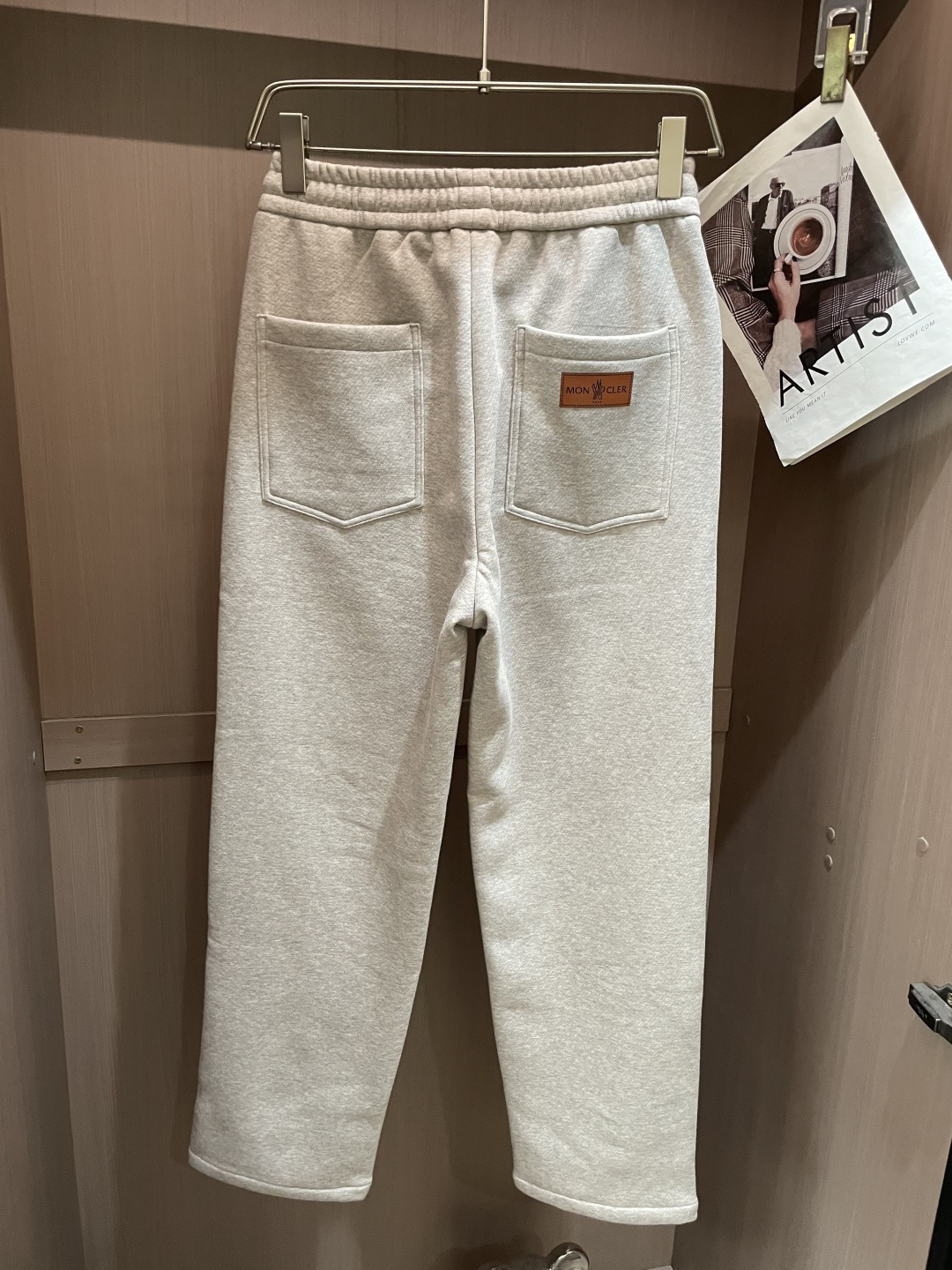 Moncler Male Basic Clothing Cotton Fleece Lined M-l