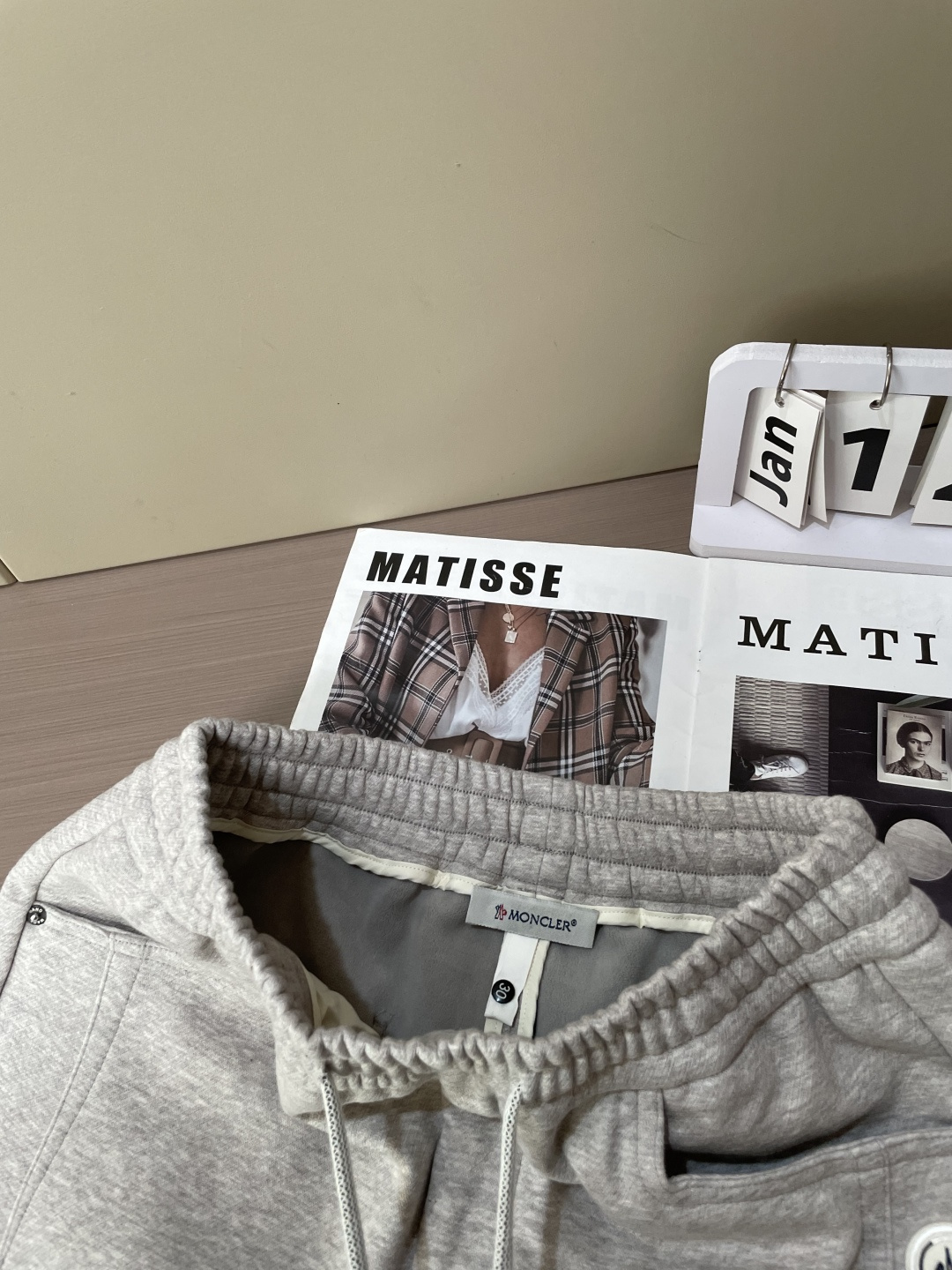 Moncler Male Basic Clothing Cotton Fleece Lined M-l