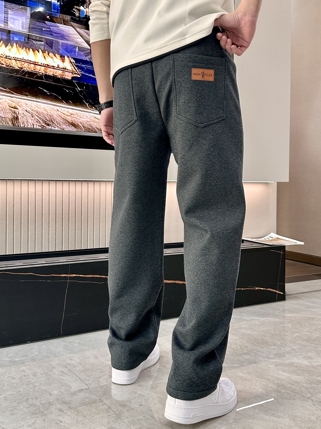 Moncler Male Basic Clothing Cotton Fleece Lined M-l