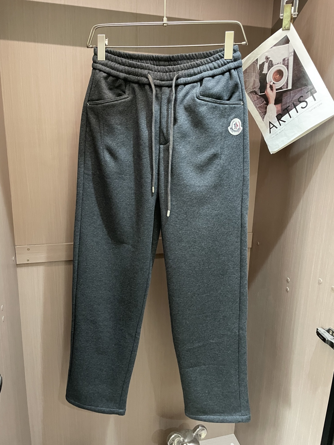 Moncler Male Basic Clothing Cotton Fleece Lined M-l