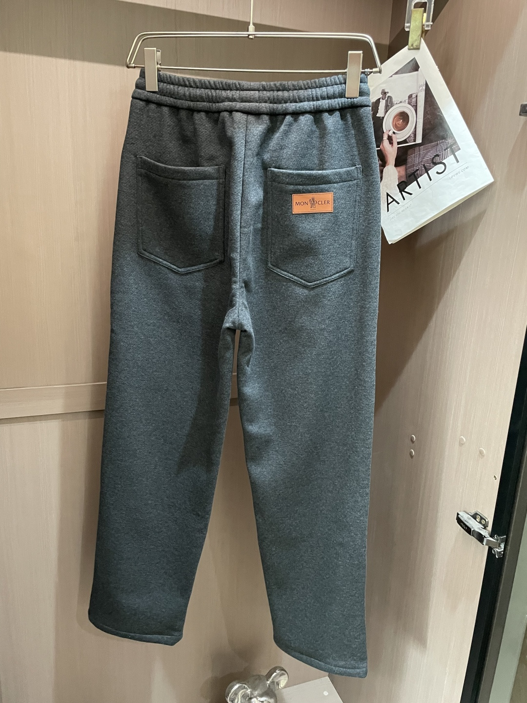 Moncler Male Basic Clothing Cotton Fleece Lined M-l