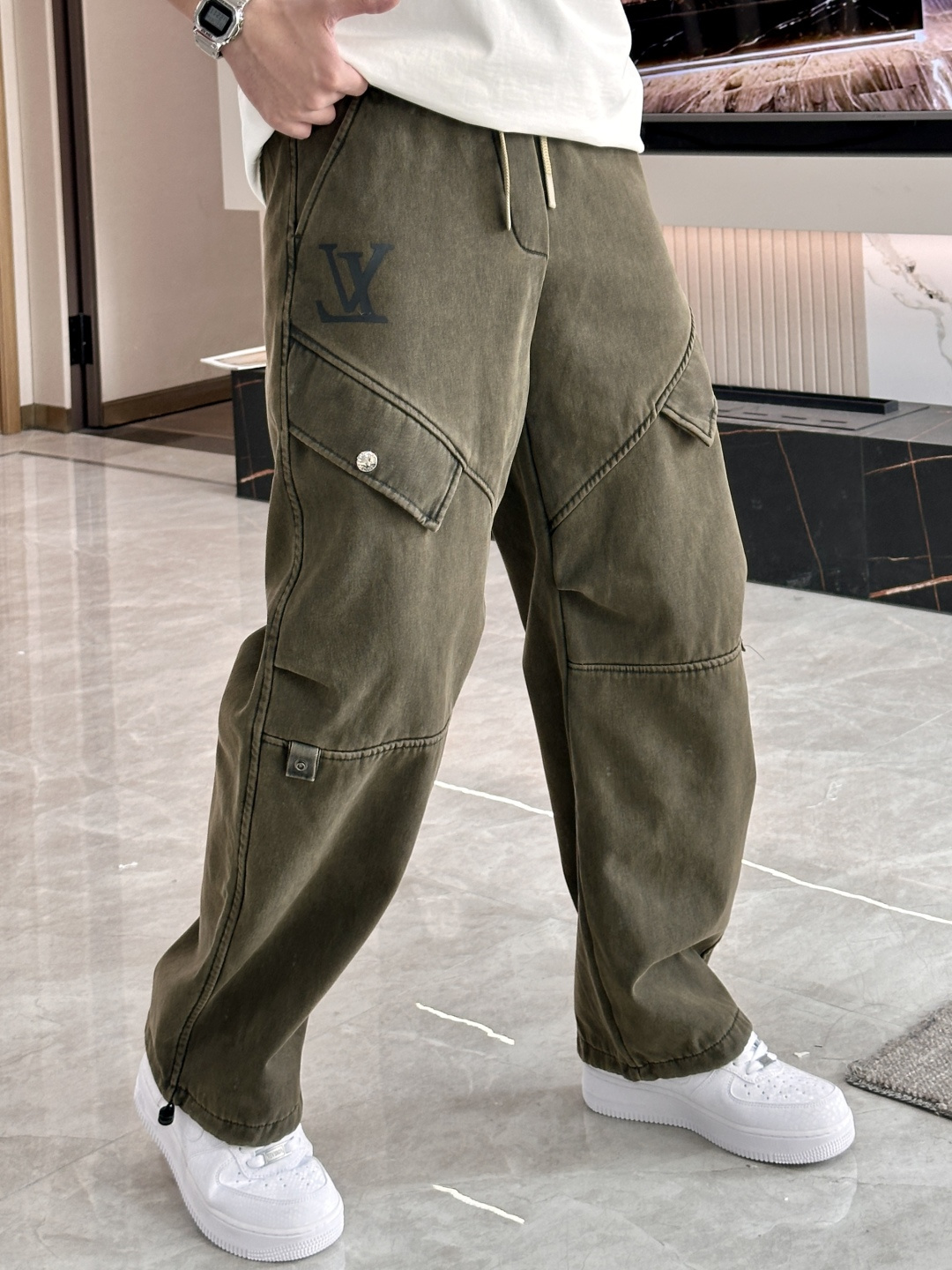 Louis Vuitton Male Basic Clothing Cotton Fleece Lined M-l-xxxl