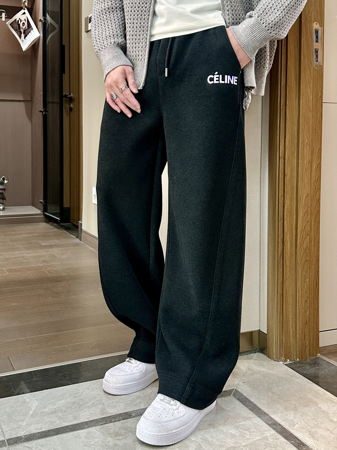 Celine Male Basic Clothing Cotton Fleece Lined M-l-xxxl