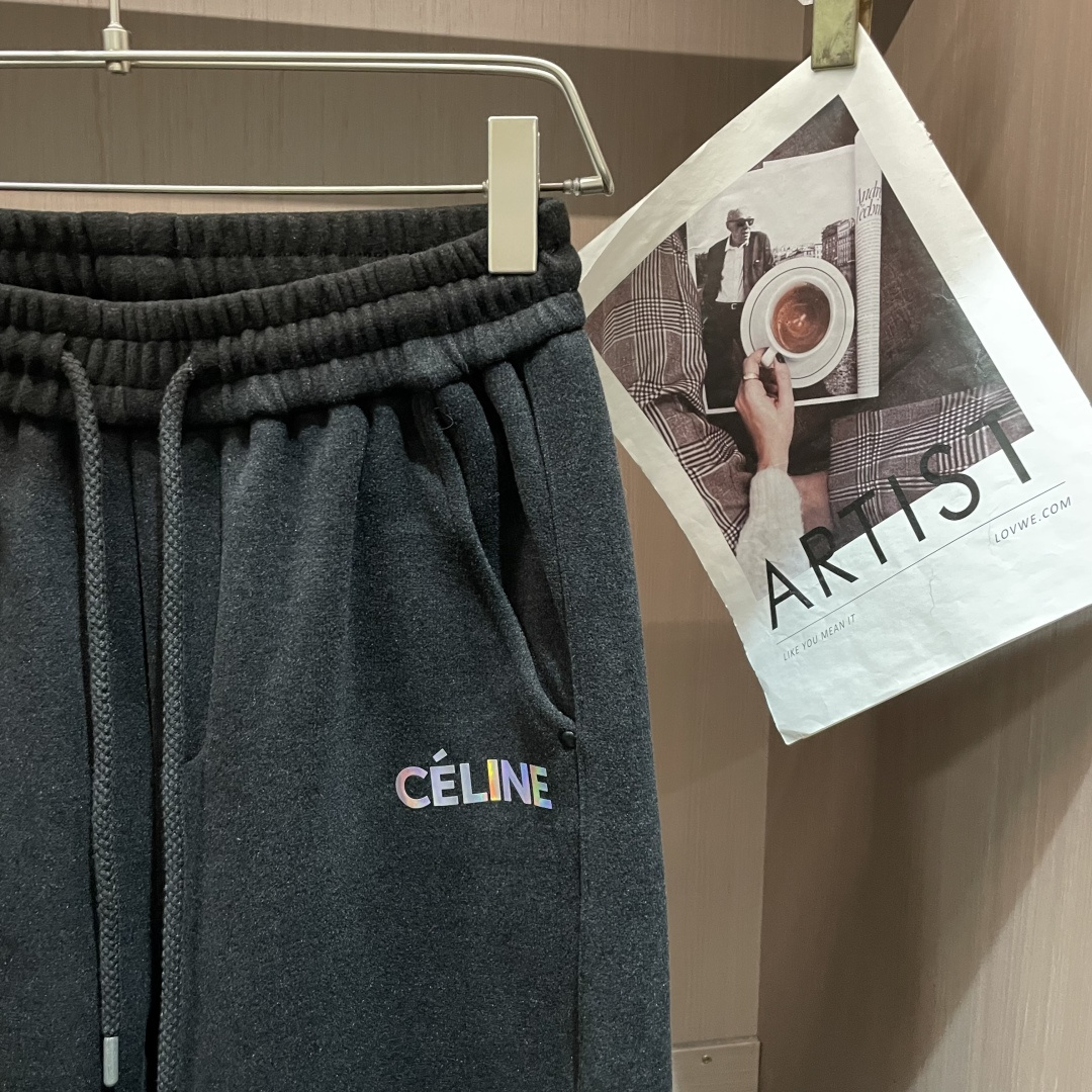 Celine Male Basic Clothing Cotton Fleece Lined M-l-xxxl