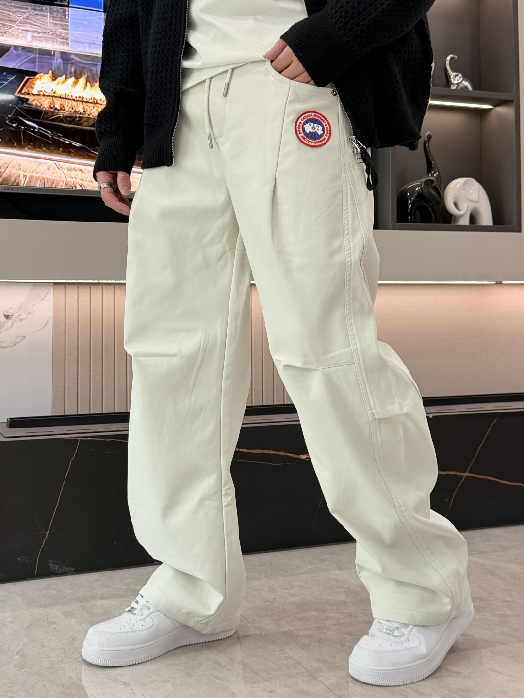 Canada Goose Male Basic Clothing Cotton Fleece Lined