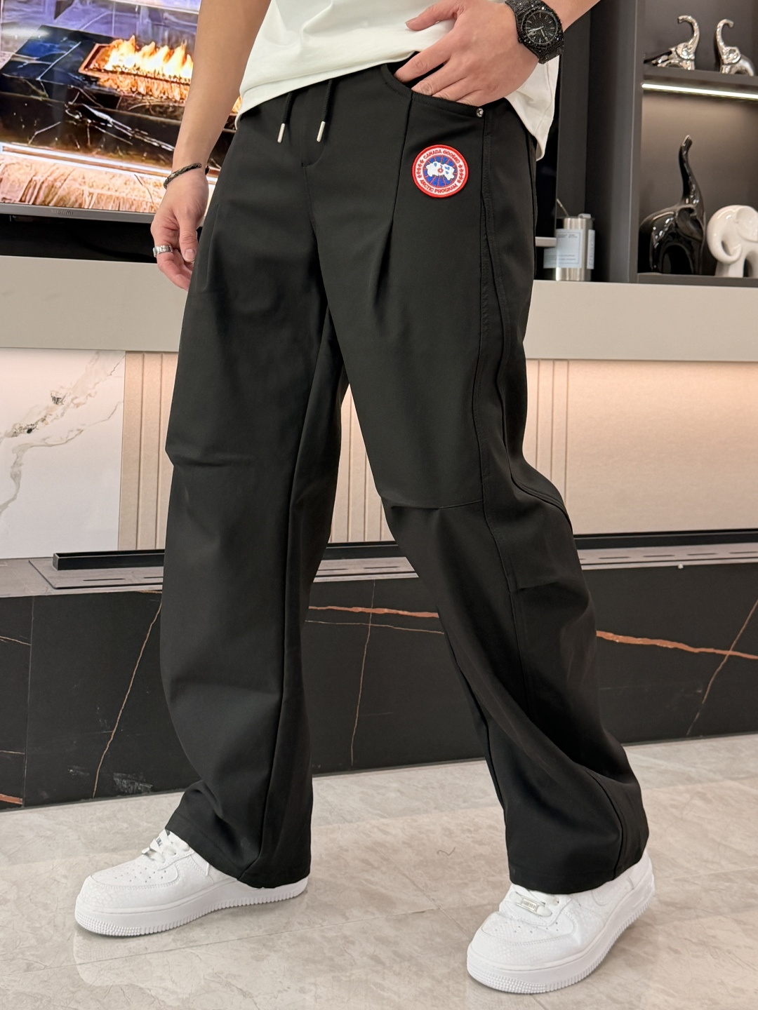 Canada Goose Male Basic Clothing Cotton Fleece Lined