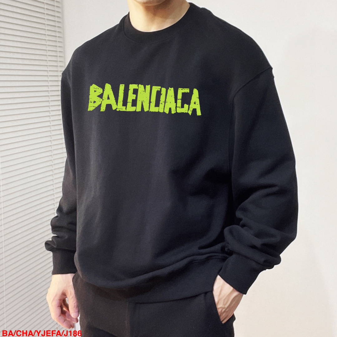 Balenciaga Hoodie Cotton Printed M-l-xl