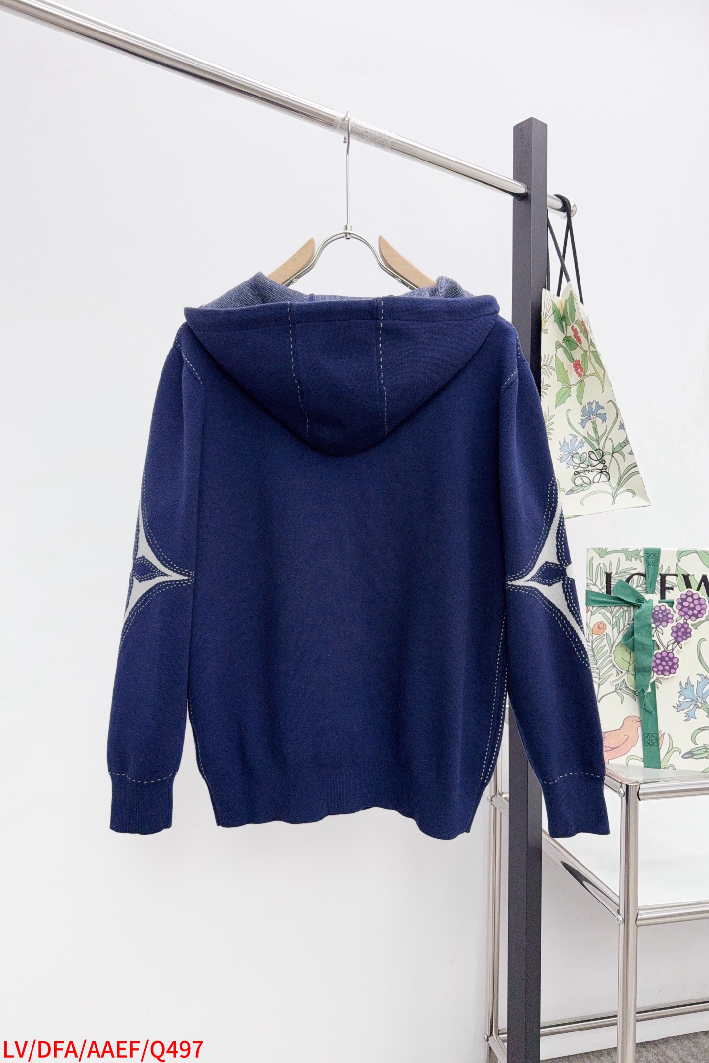 Louis Vuitton Basic Clothing Cotton Blue Hooded S-m-l-xl