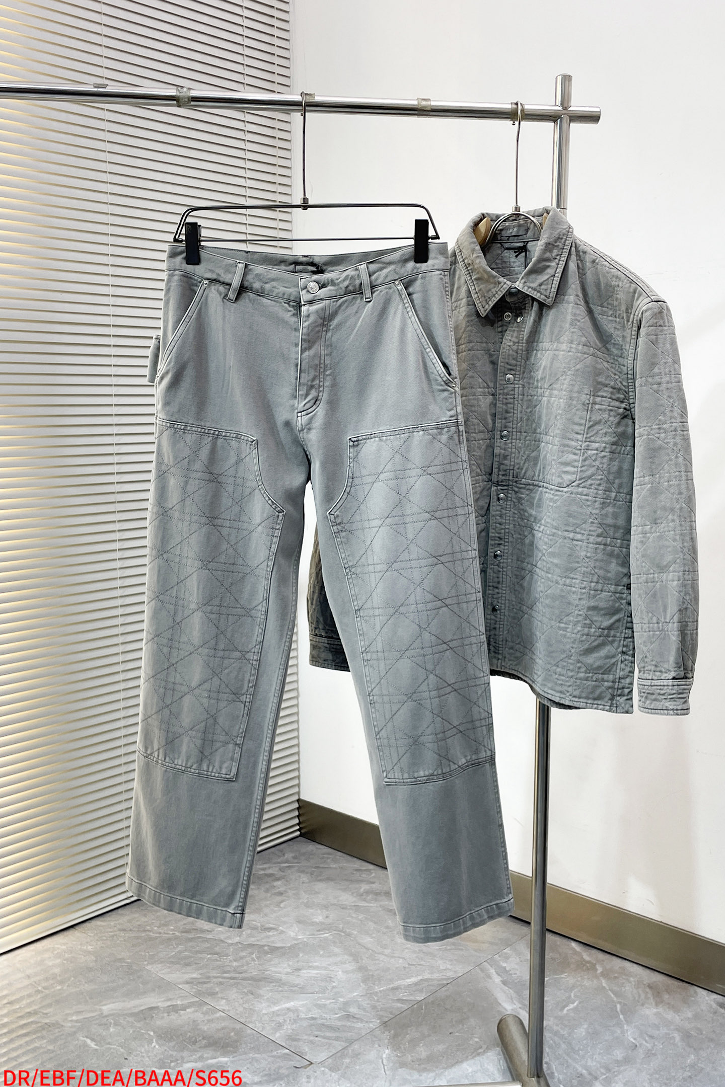 Dior Basic Clothing Cotton Gray Loose Fit S-m-l-xl