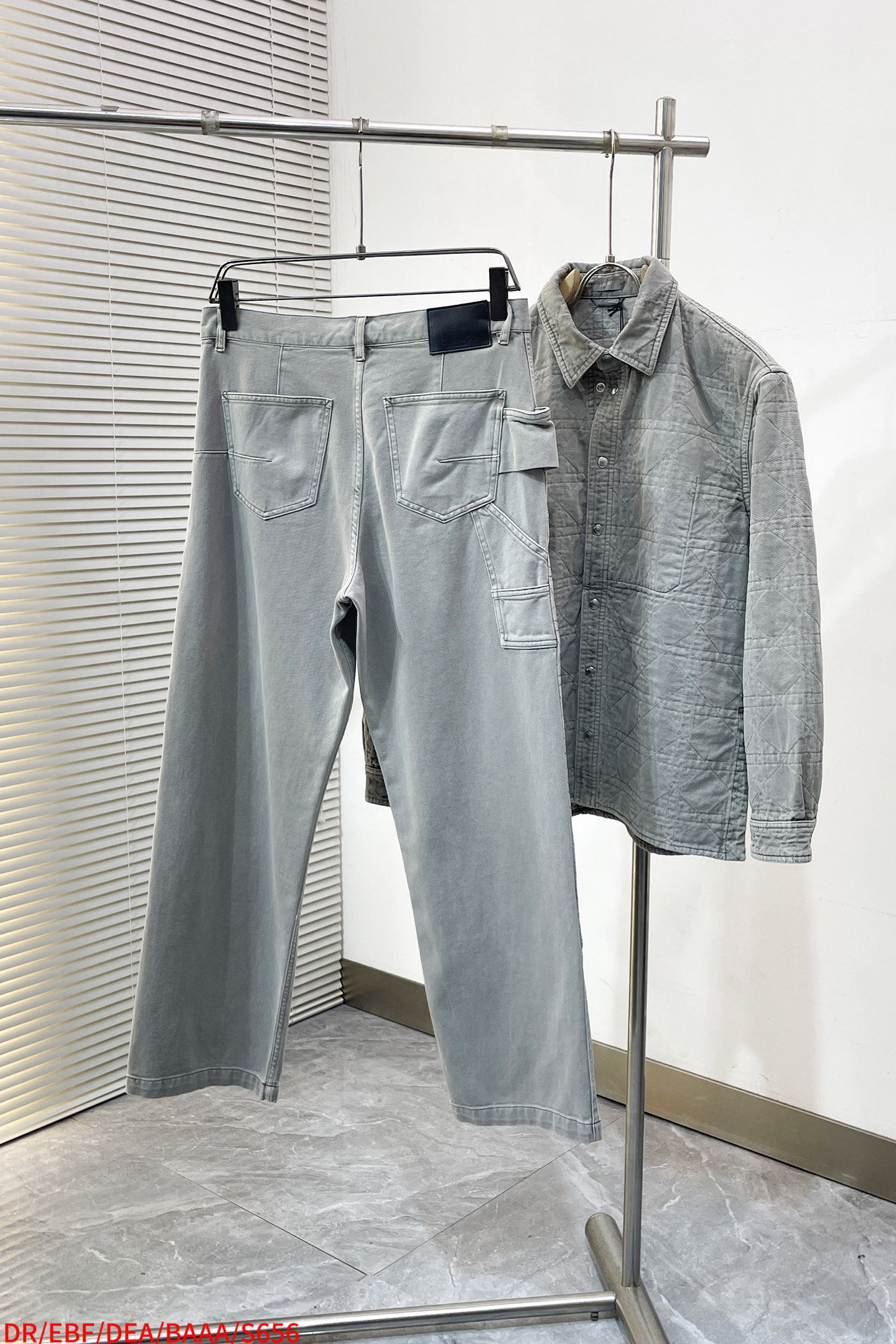 Dior Basic Clothing Cotton Gray Loose Fit S-m-l-xl