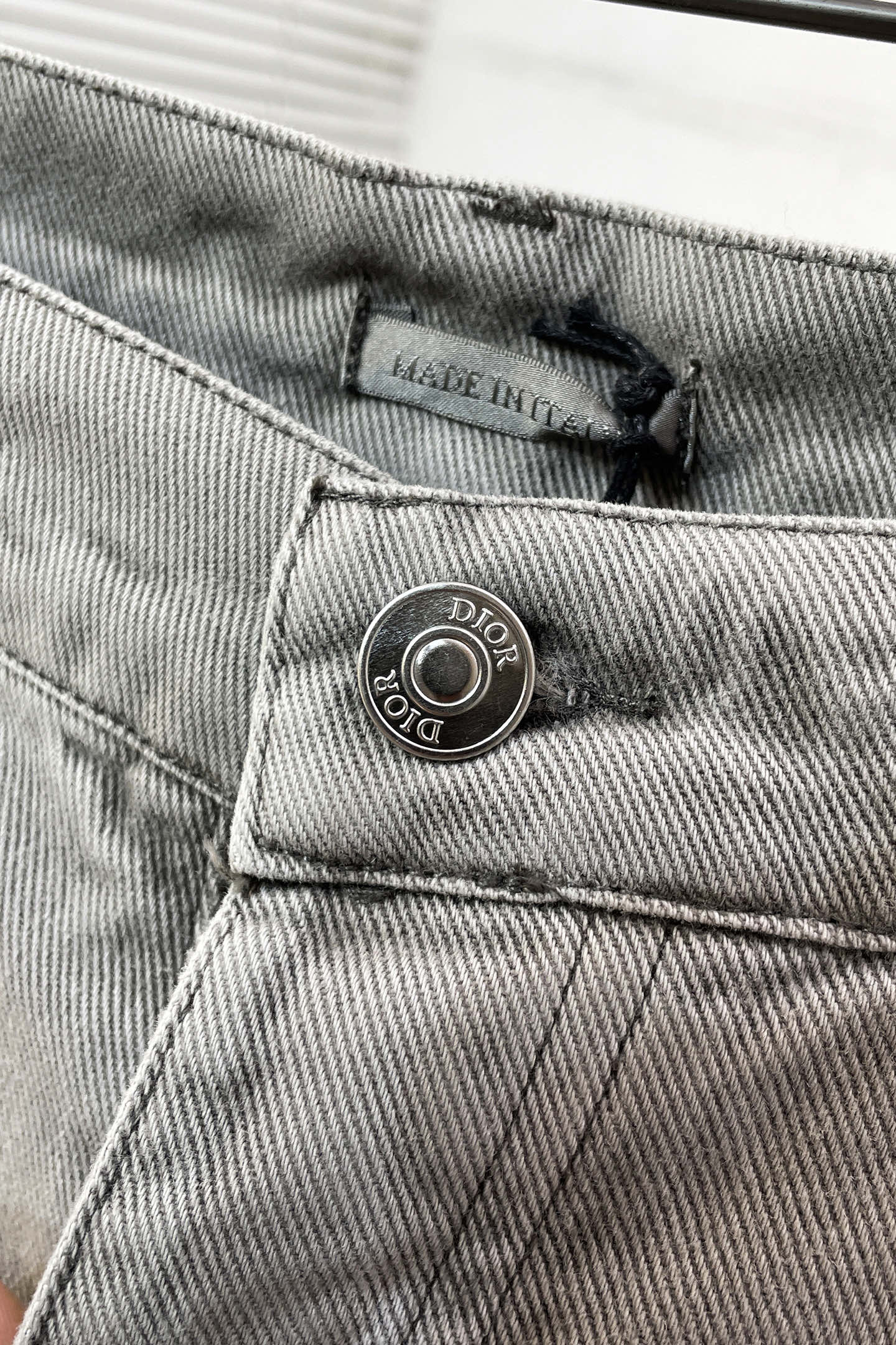 Dior Basic Clothing Cotton Gray Loose Fit S-m-l-xl