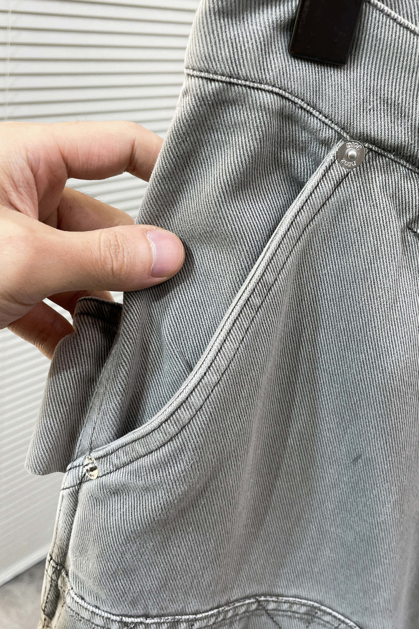 Dior Basic Clothing Cotton Gray Loose Fit S-m-l-xl