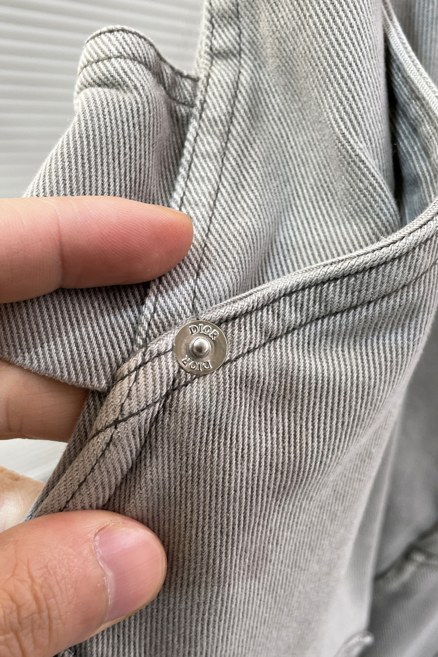 Dior Basic Clothing Cotton Gray Loose Fit S-m-l-xl