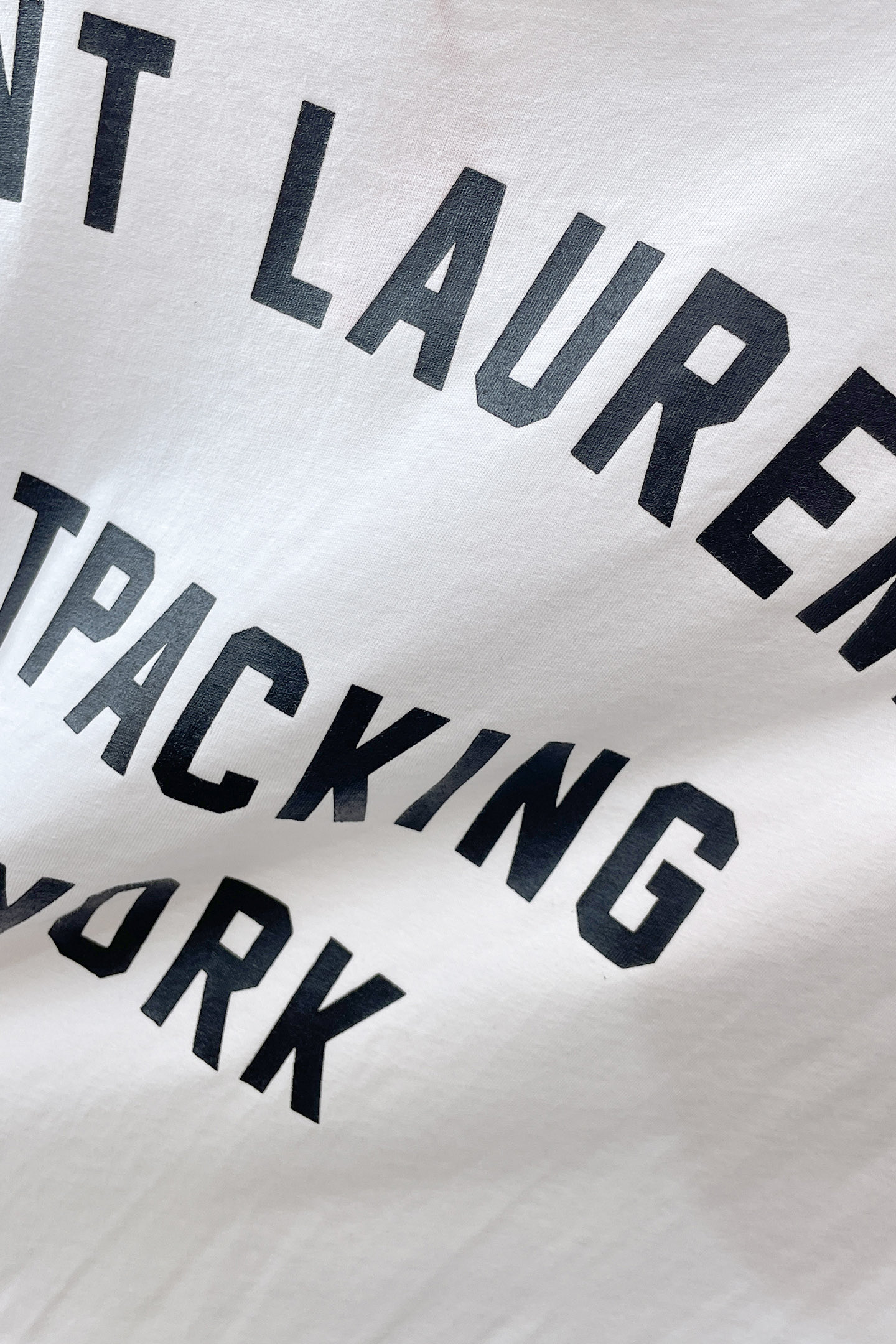 Saint Laurent Basic Clothing Cotton Black Loose Fit S-m-l-xl