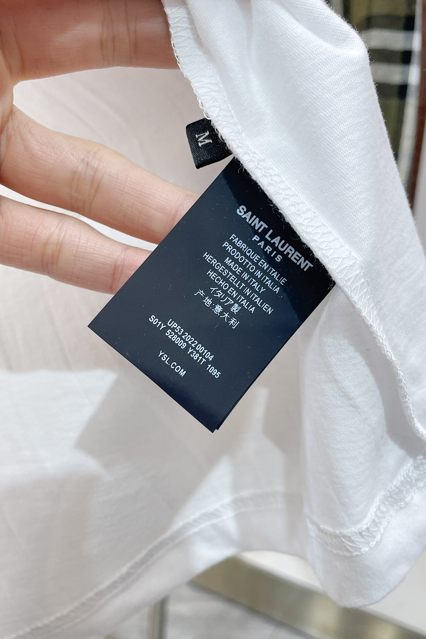 Saint Laurent Basic Clothing Cotton Black Loose Fit S-m-l-xl