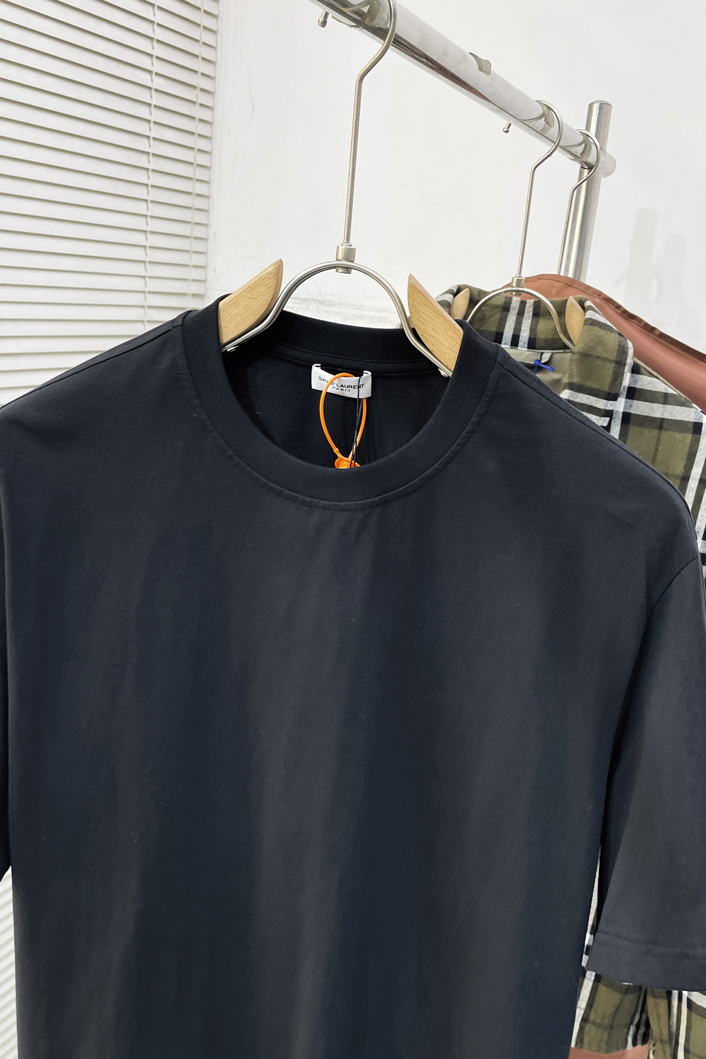 Saint Laurent Basic Clothing Cotton Black Loose Fit S-m-l-xl