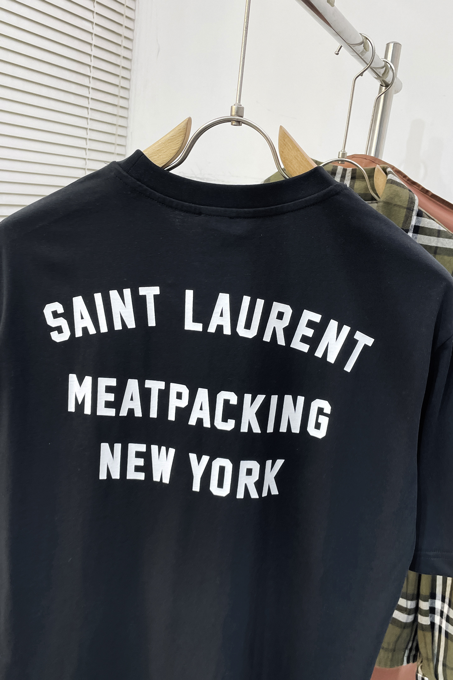 Saint Laurent Basic Clothing Cotton Black Loose Fit S-m-l-xl