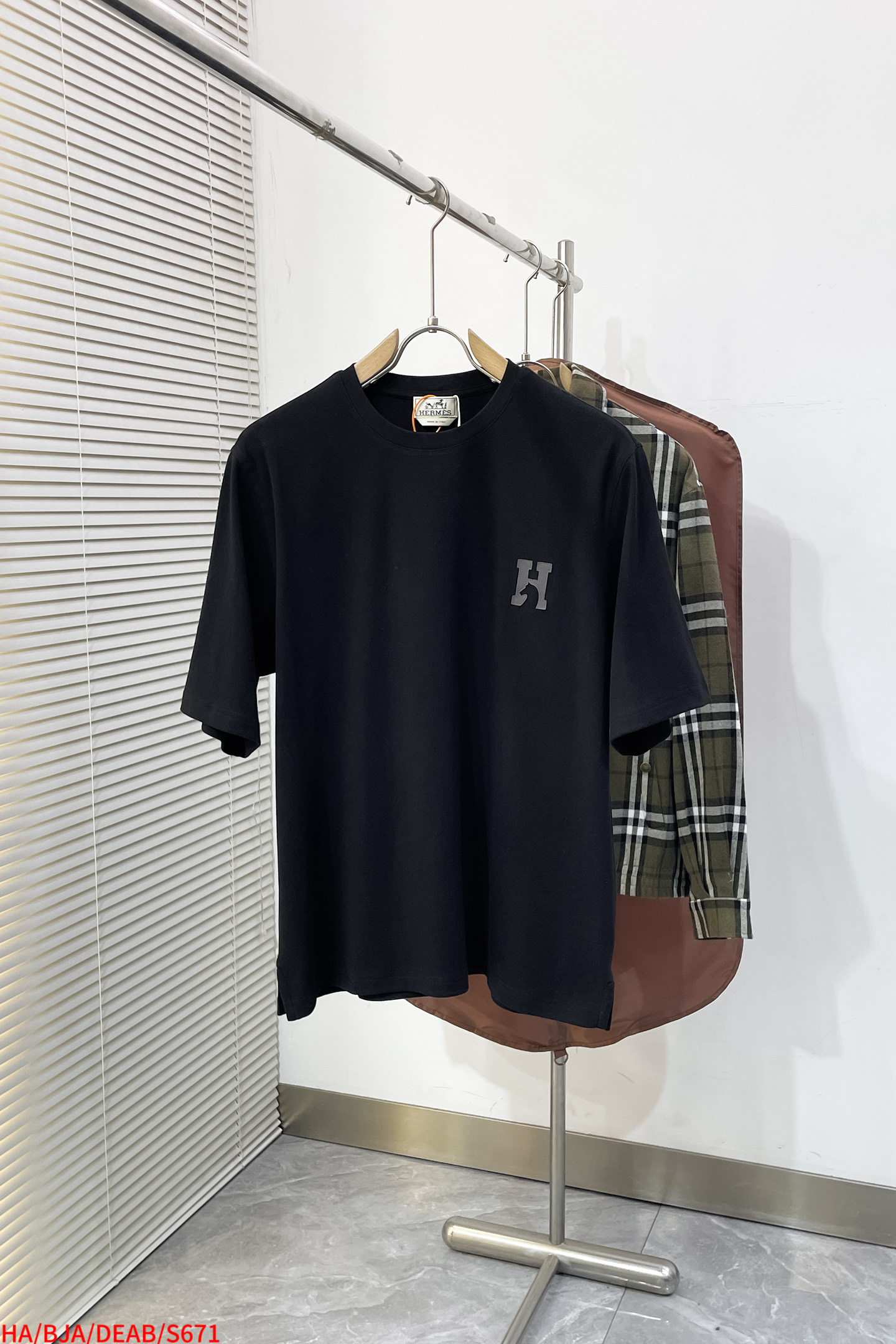 Hermès Couple Basic Clothing Cotton White S-m-l-xl