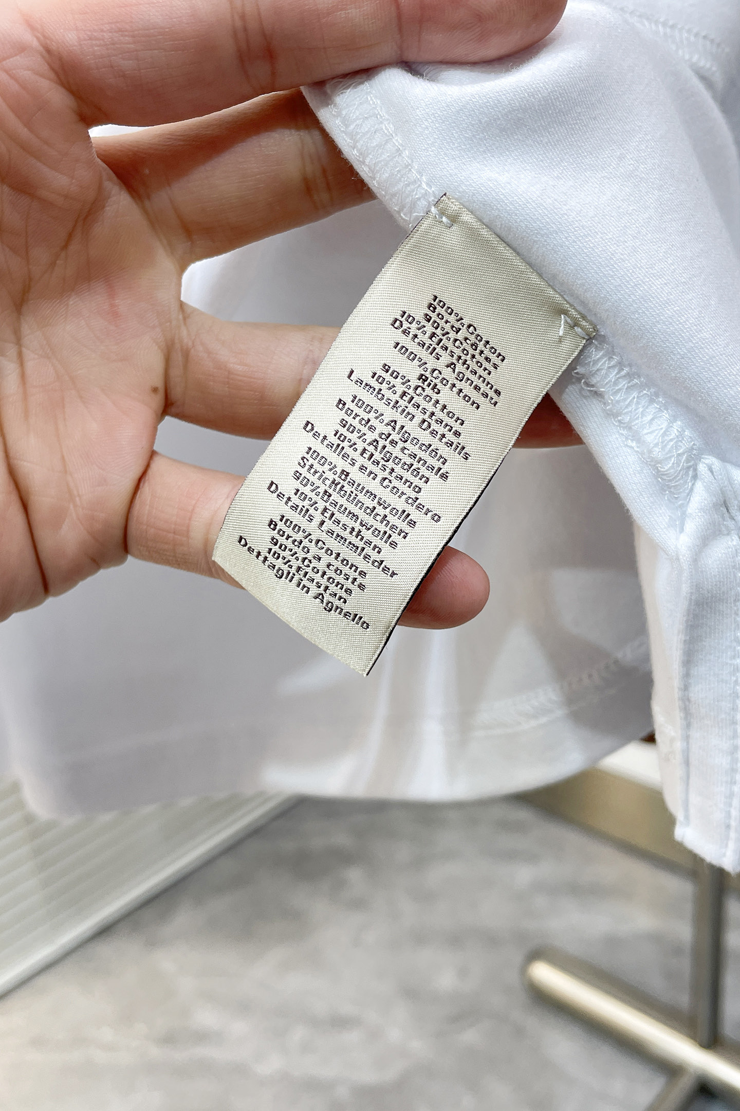 Hermès Couple Basic Clothing Cotton White S-m-l-xl