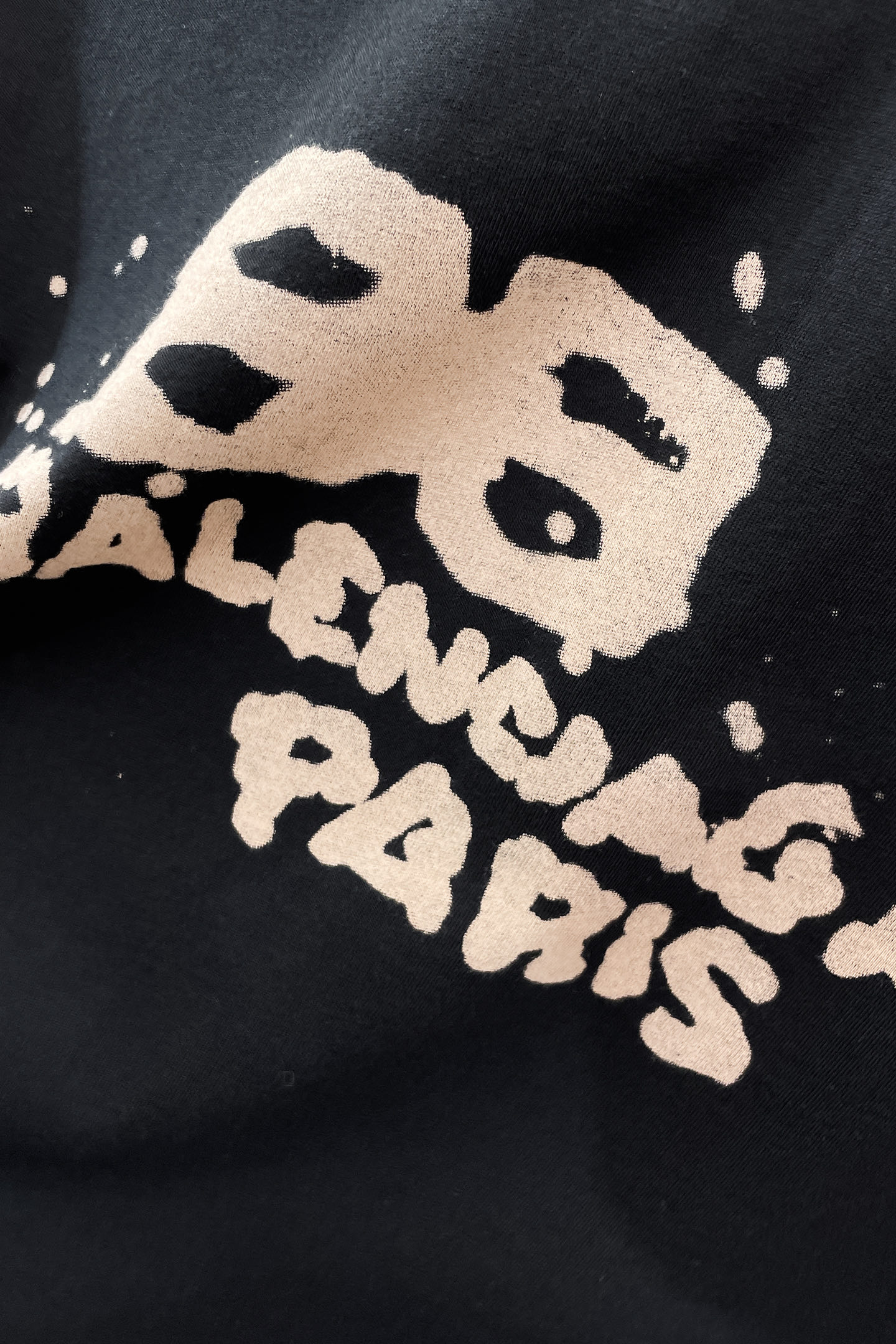 Balenciaga Basic Clothing Cotton Black Printed S-l-xl