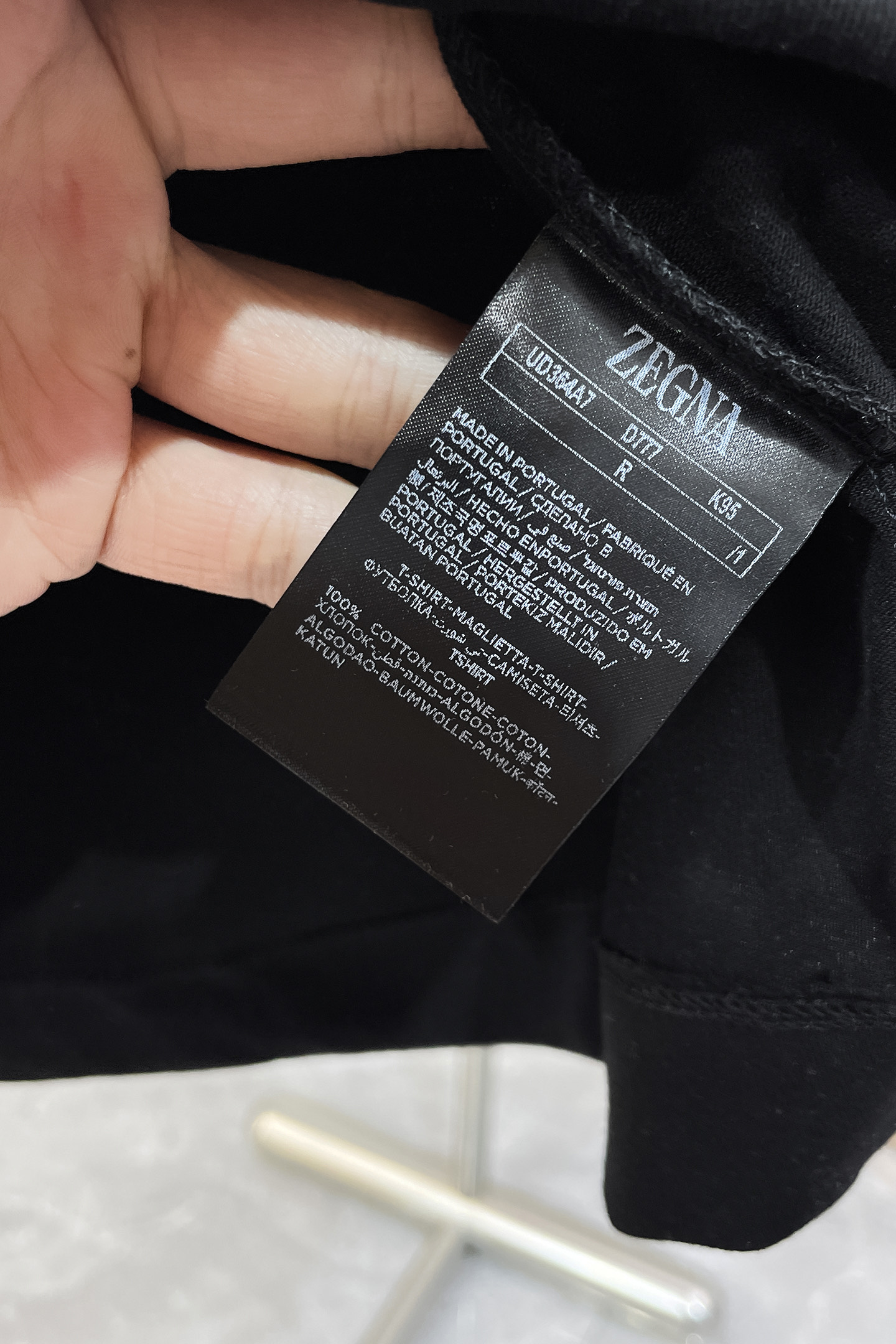 Ermenegildo Zegna Basic Clothing Cotton Black Printed S-m-l-xl