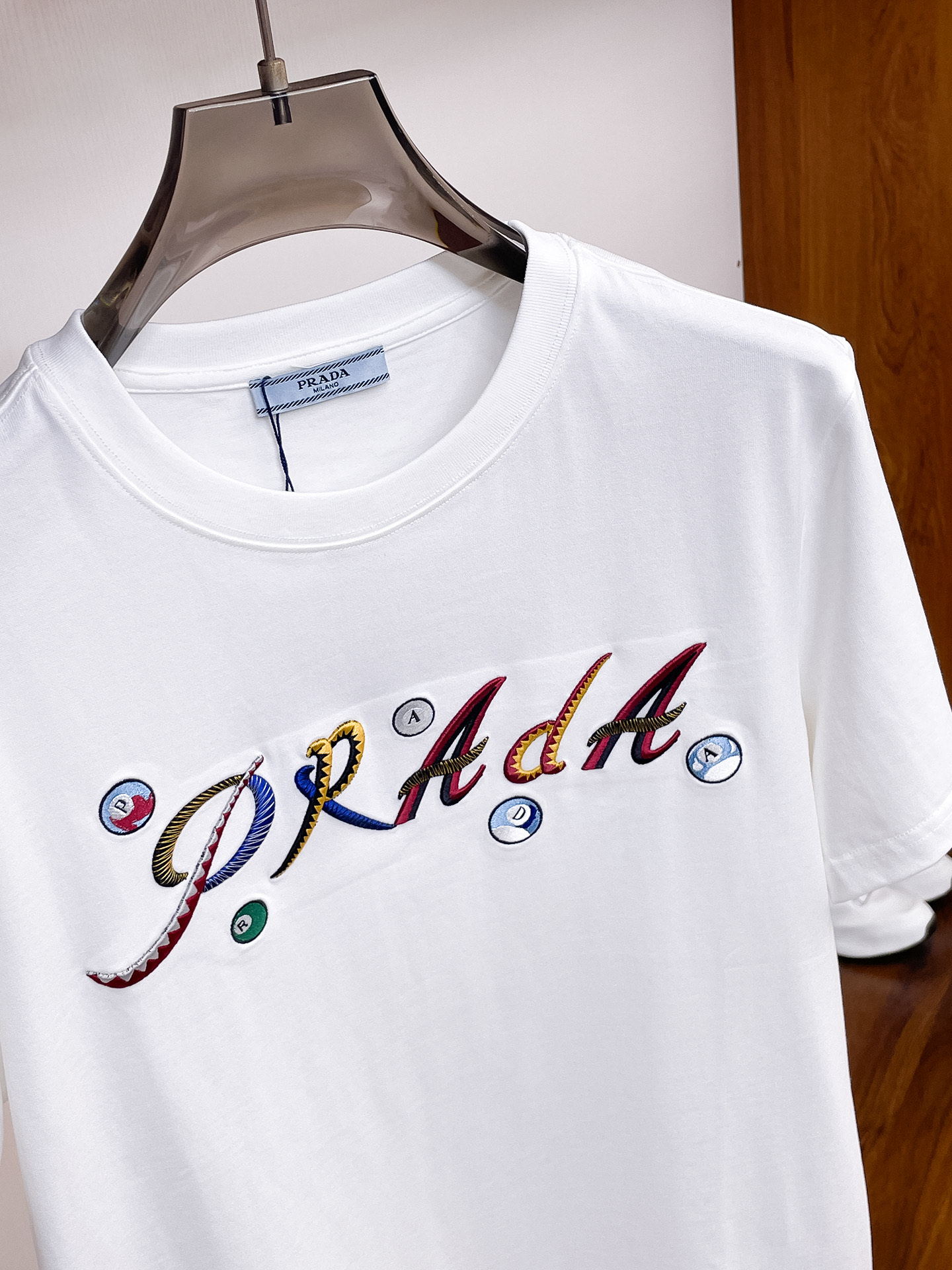 Prada Couple Basic Clothing Cotton Black Couple Style S-m-l-xl