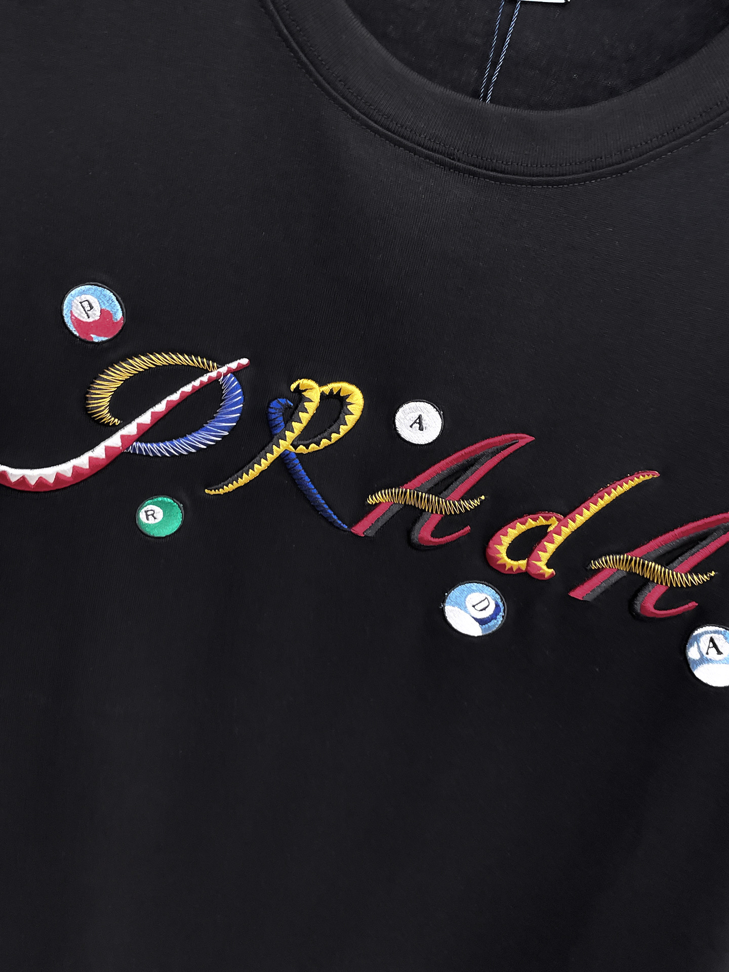 Prada Couple Basic Clothing Cotton Black Couple Style S-m-l-xl