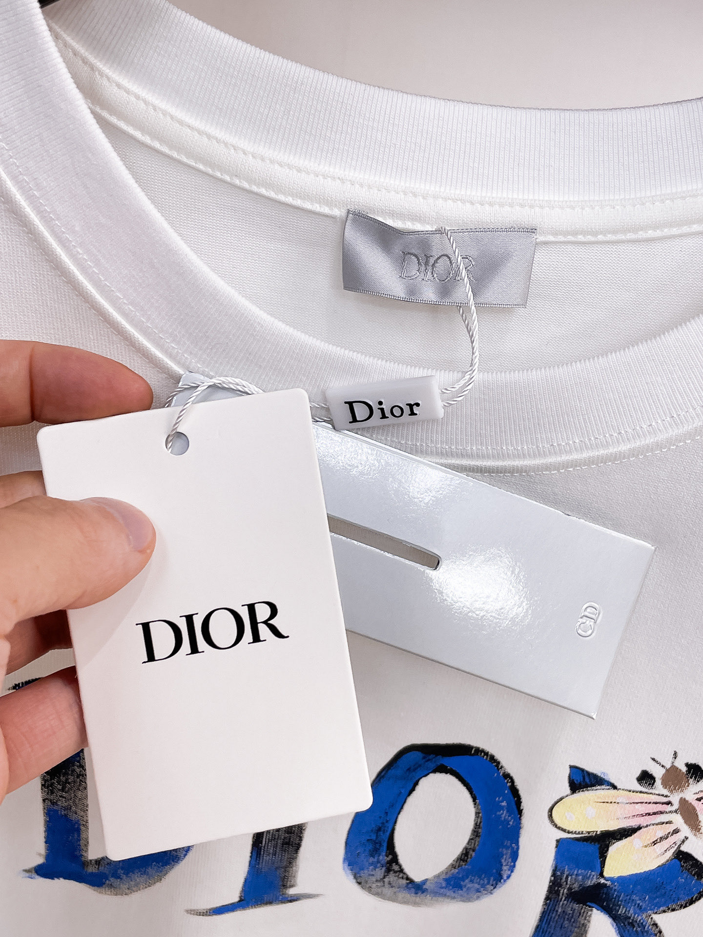 Dior Couple Basic Clothing Cotton Black Couple Style S-m-l-xl