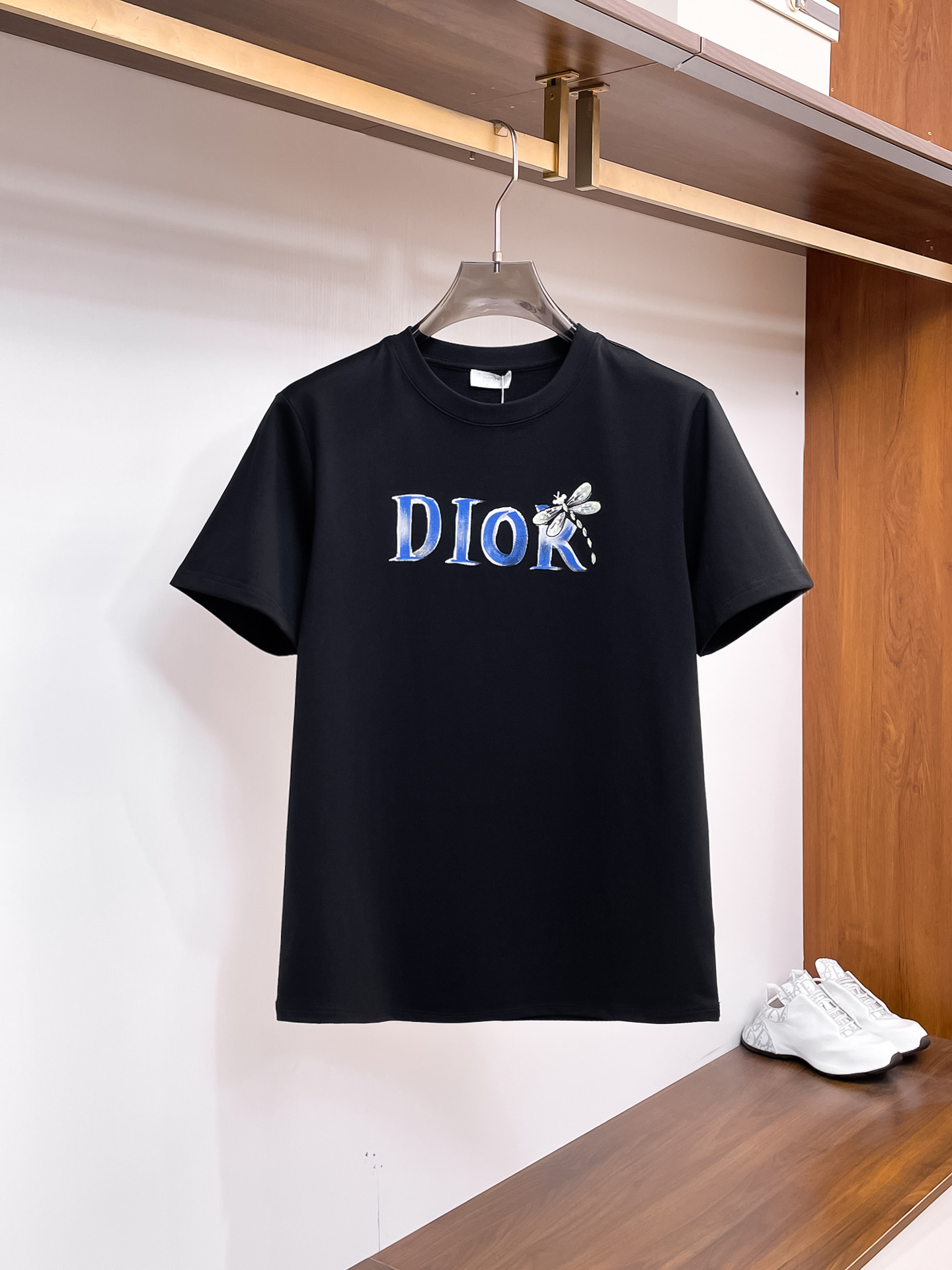 Dior Couple Basic Clothing Cotton Black Couple Style S-m-l-xl