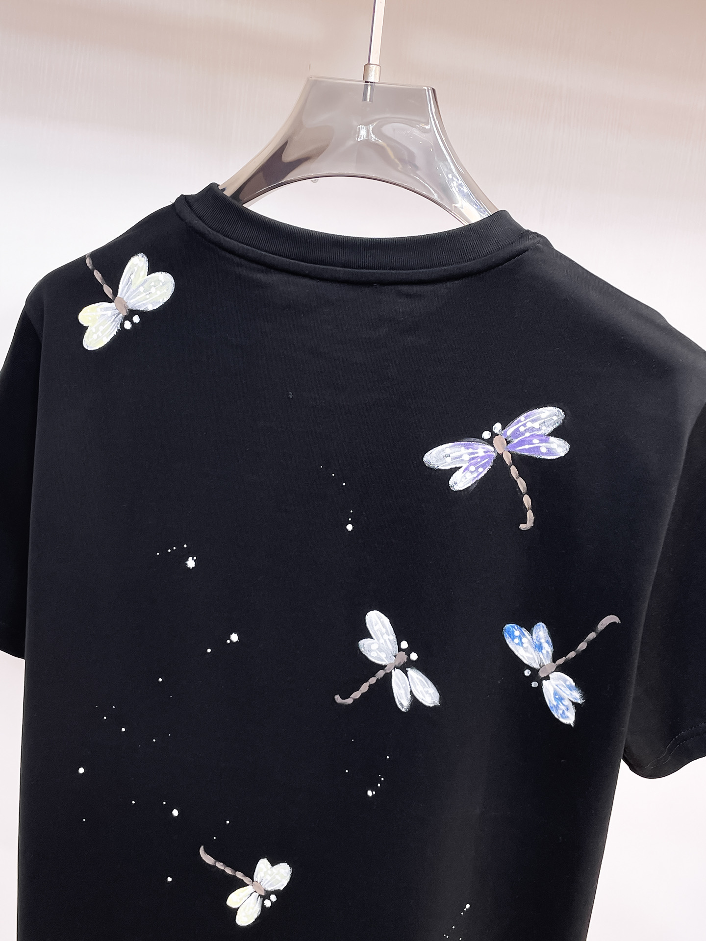 Dior Couple Basic Clothing Cotton Black Couple Style S-m-l-xl