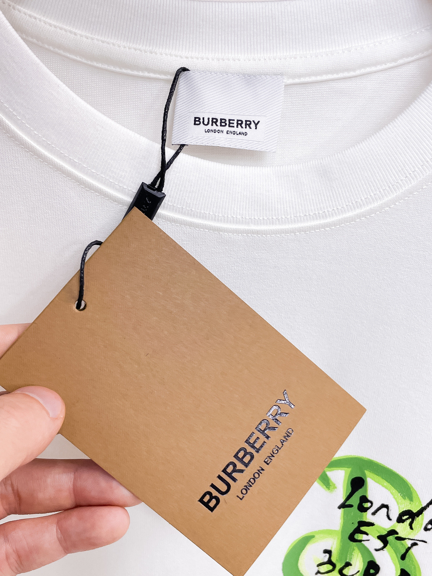 Burberry Couple Basic Clothing Cotton Black Couple Style S-m-l-xl