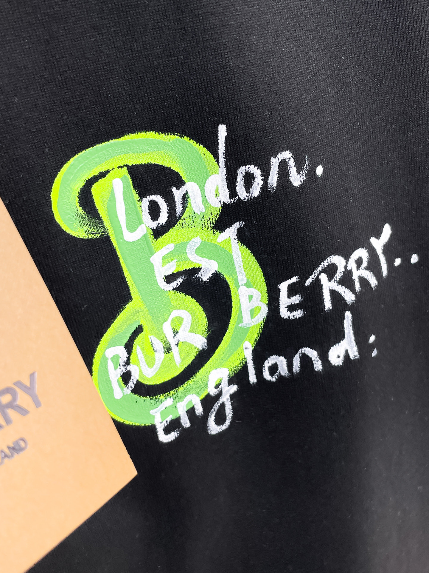 Burberry Couple Basic Clothing Cotton Black Couple Style S-m-l-xl