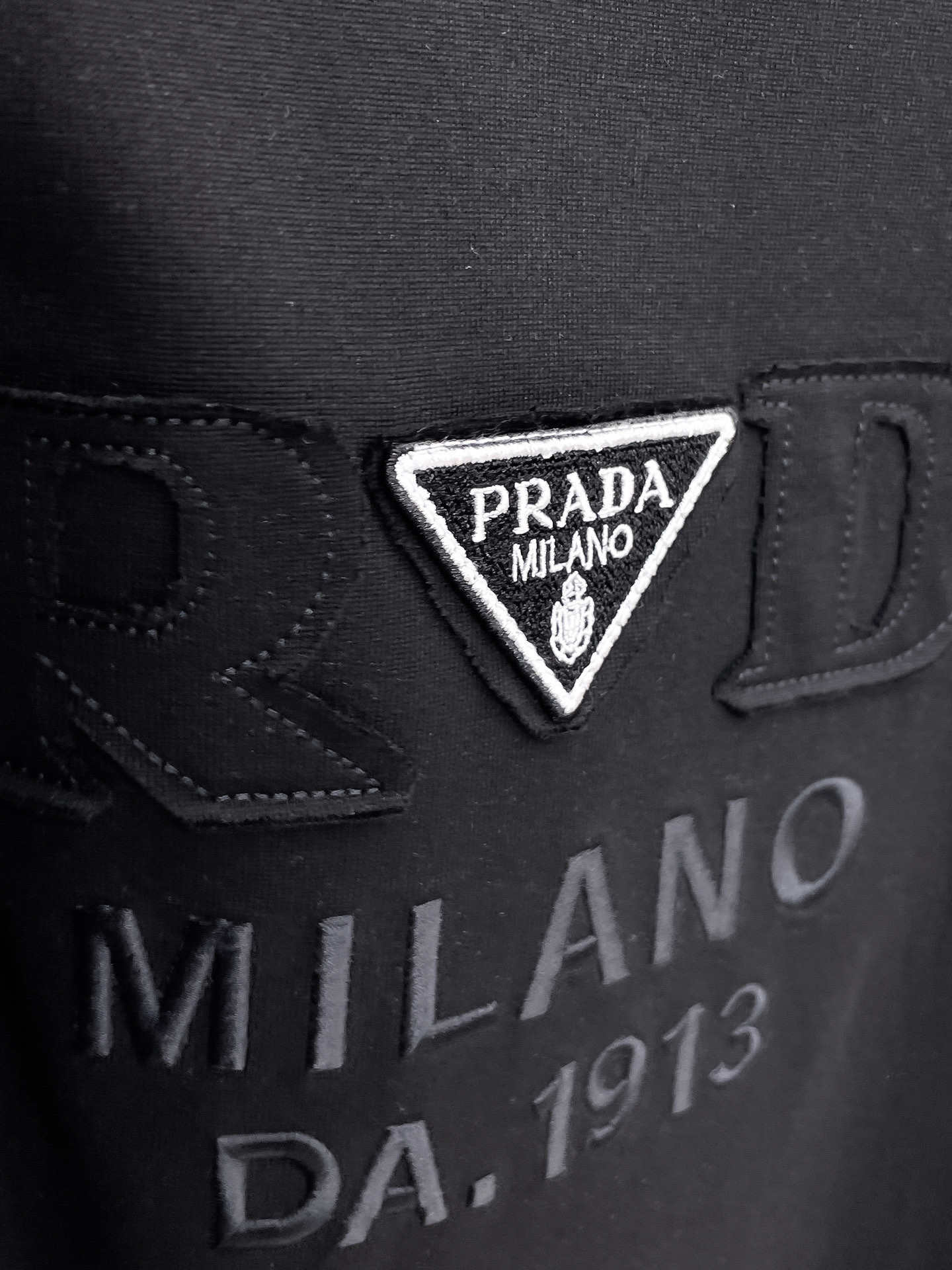 Prada Couple Basic Clothing Cotton Black Couple Style S-m-l-xl