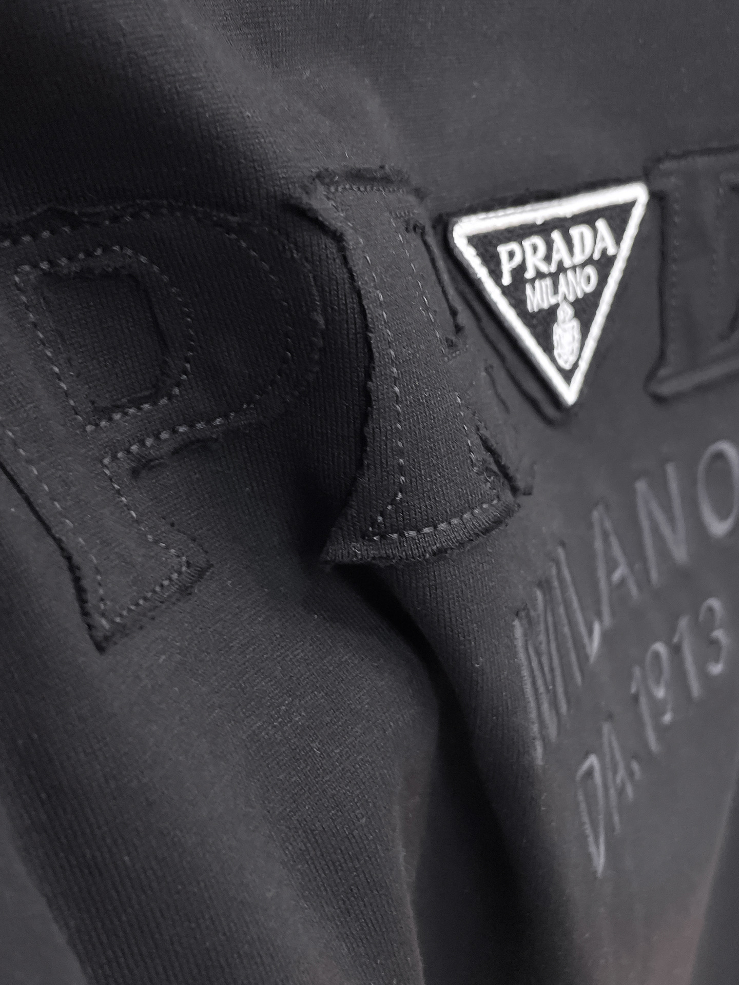 Prada Couple Basic Clothing Cotton Black Couple Style S-m-l-xl