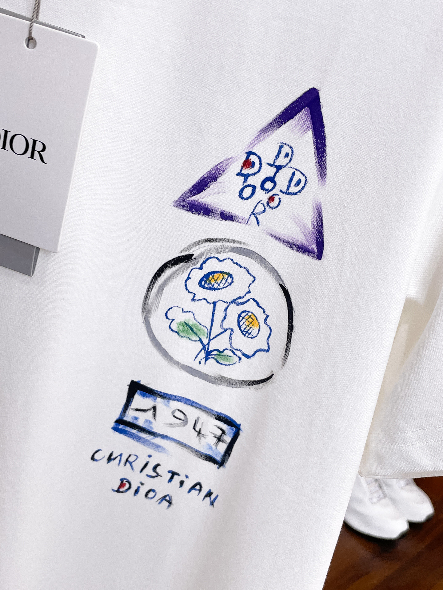 Dior Couple Basic Clothing Cotton Black Couple Style S-m-l-xl